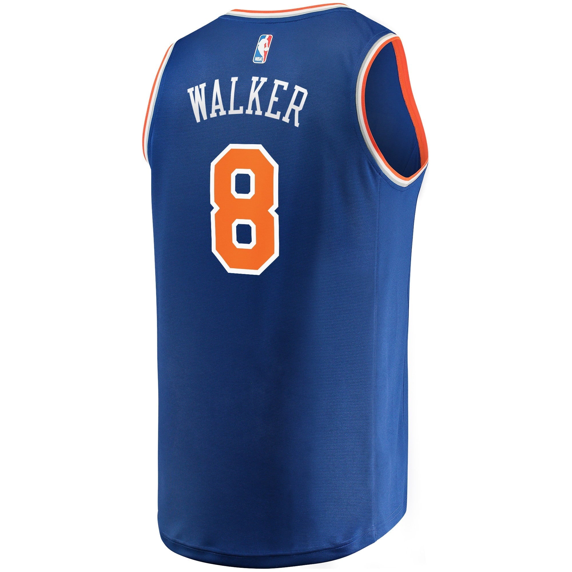 Men's Fanatics Branded Kemba Walker Blue New York Knicks Fast Break Replica Jersey - Icon Edition