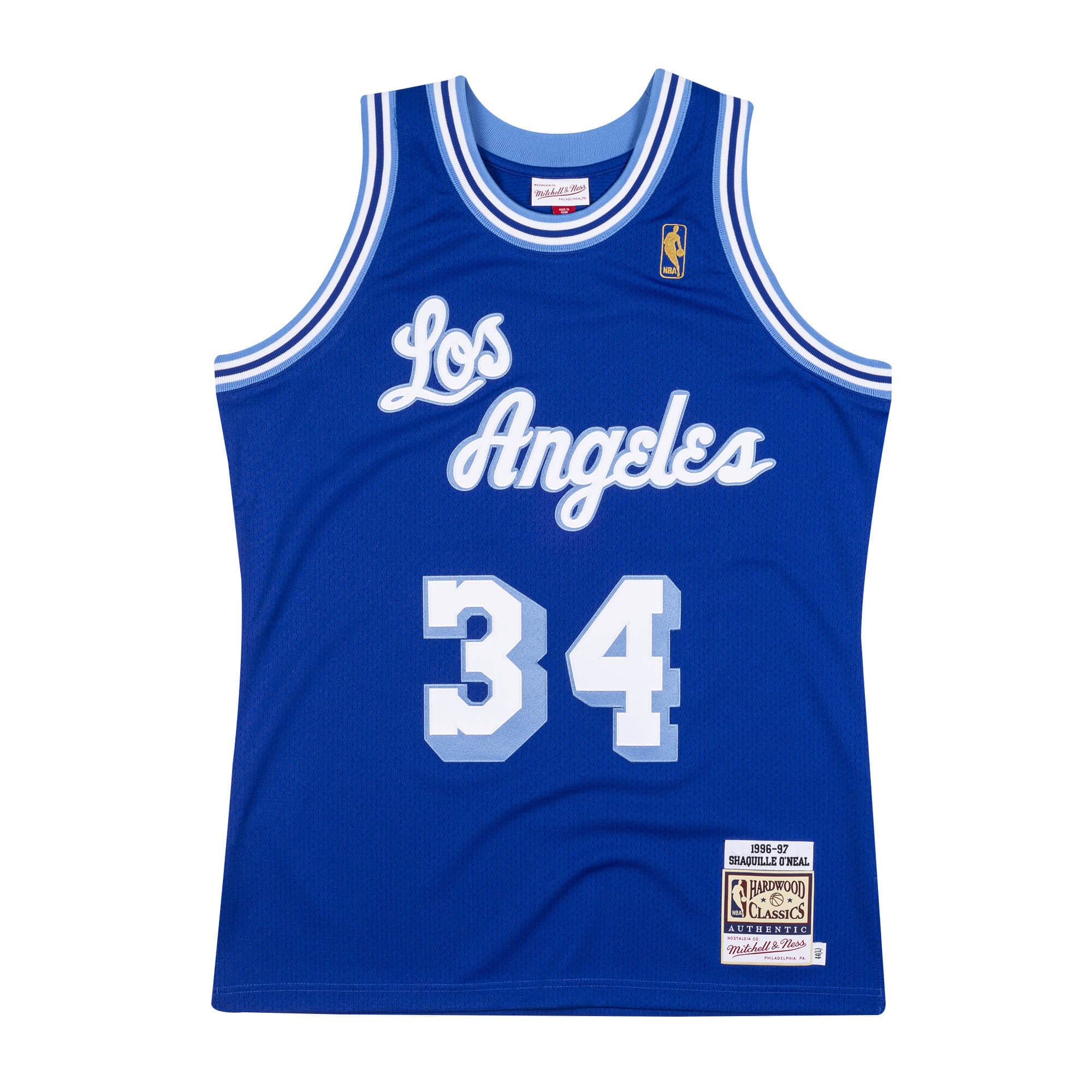Authentic Jersey Los Angeles Lakers 1996-97 Shaquille O'Neal