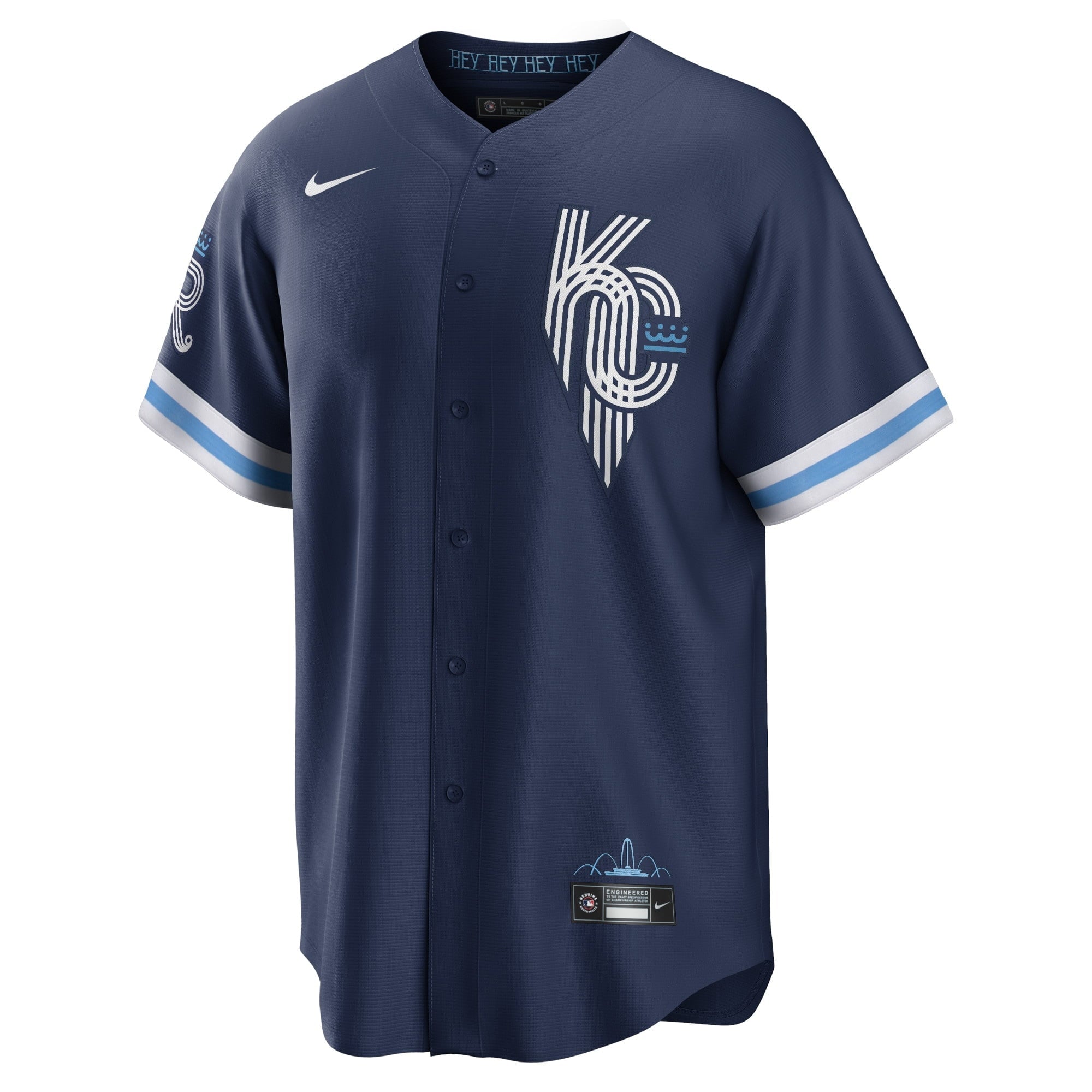 Men's Nike Navy Kansas City Royals 2022 City Connect Replica Jersey