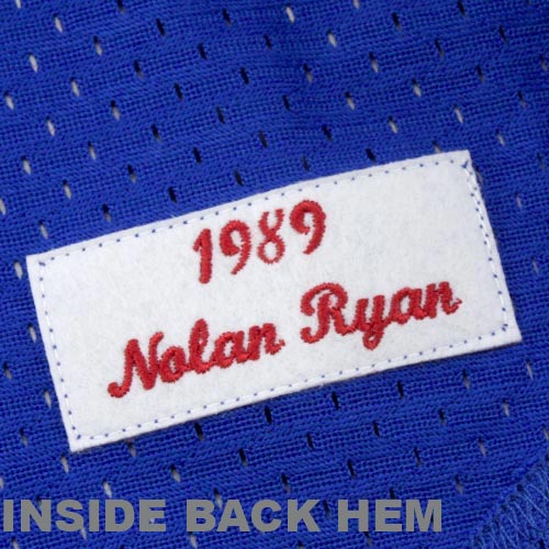 Nolan Ryan Texas Rangers Mitchell & Ness 1989 Authentic Cooperstown Collection Mesh Batting Practice Jersey - Royal