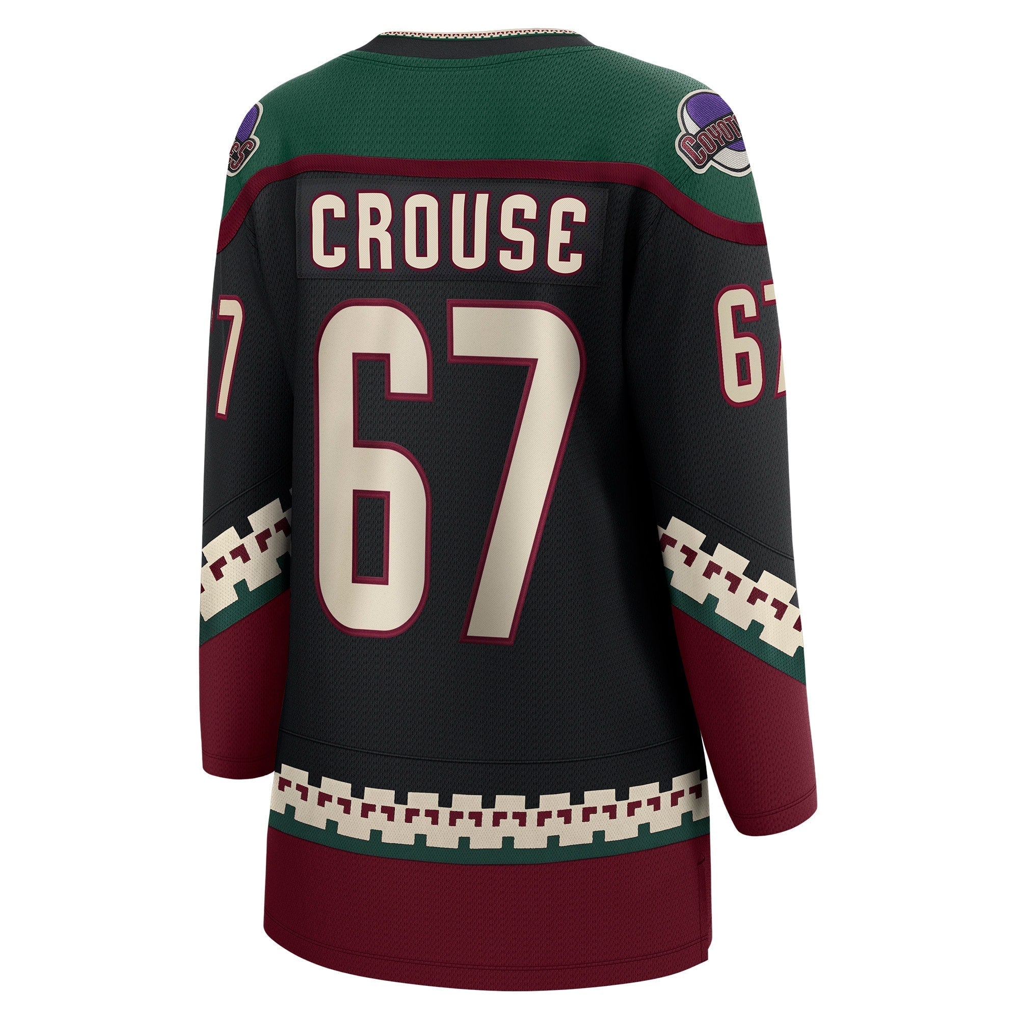 Women's Fanatics Branded Lawson Crouse Black Arizona Coyotes Home Breakaway Player Jersey
