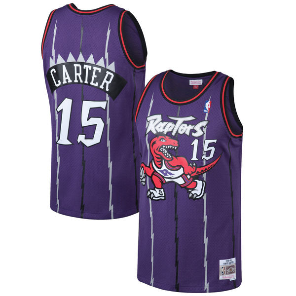 Men's Vince Carter Toronto Raptors Mitchell & Ness 1998-99 Hardwood Classics Swingman Jersey - Purple