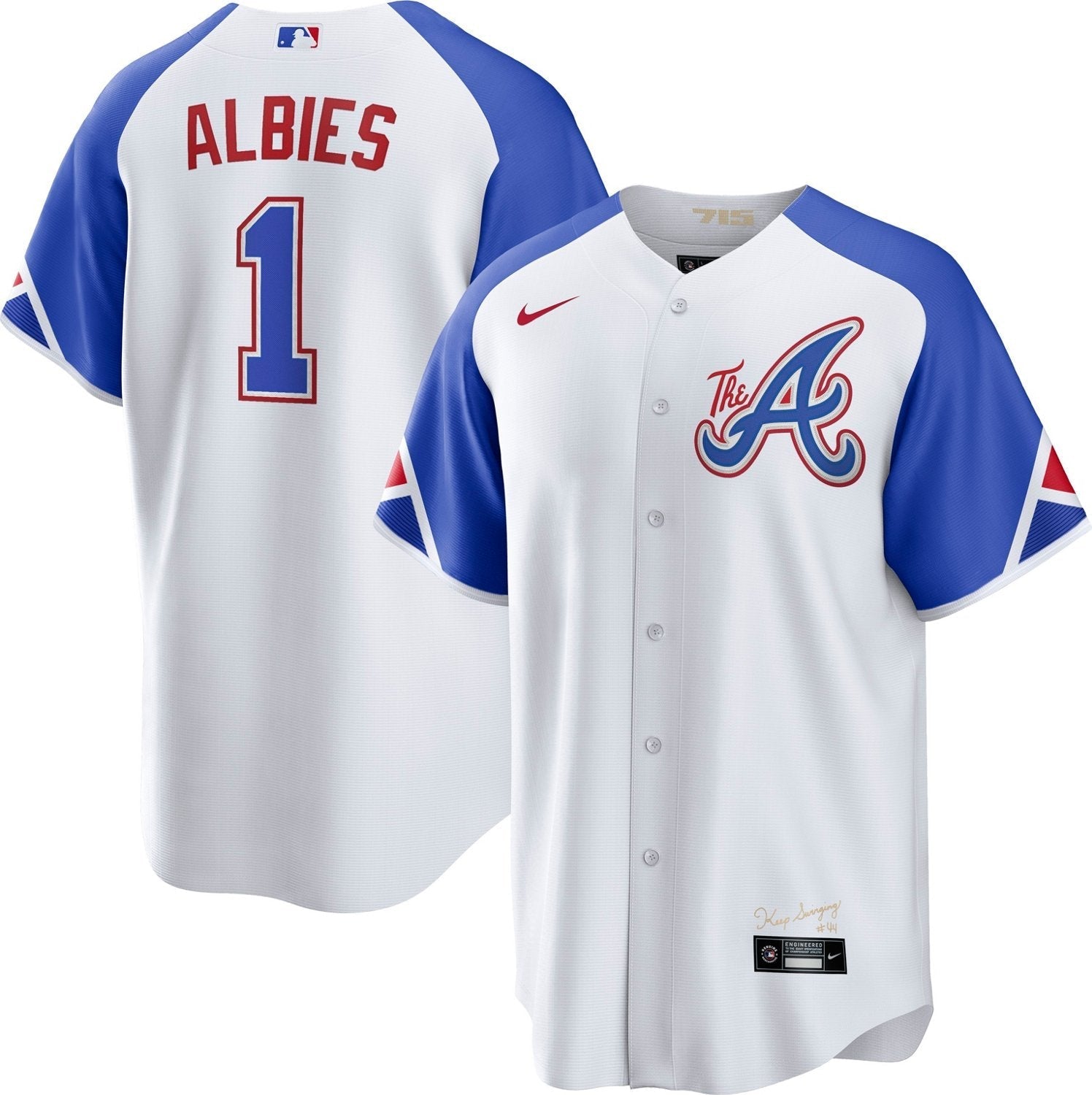 Nike Men's Atlanta Braves Albies City Connect Replica Jersey