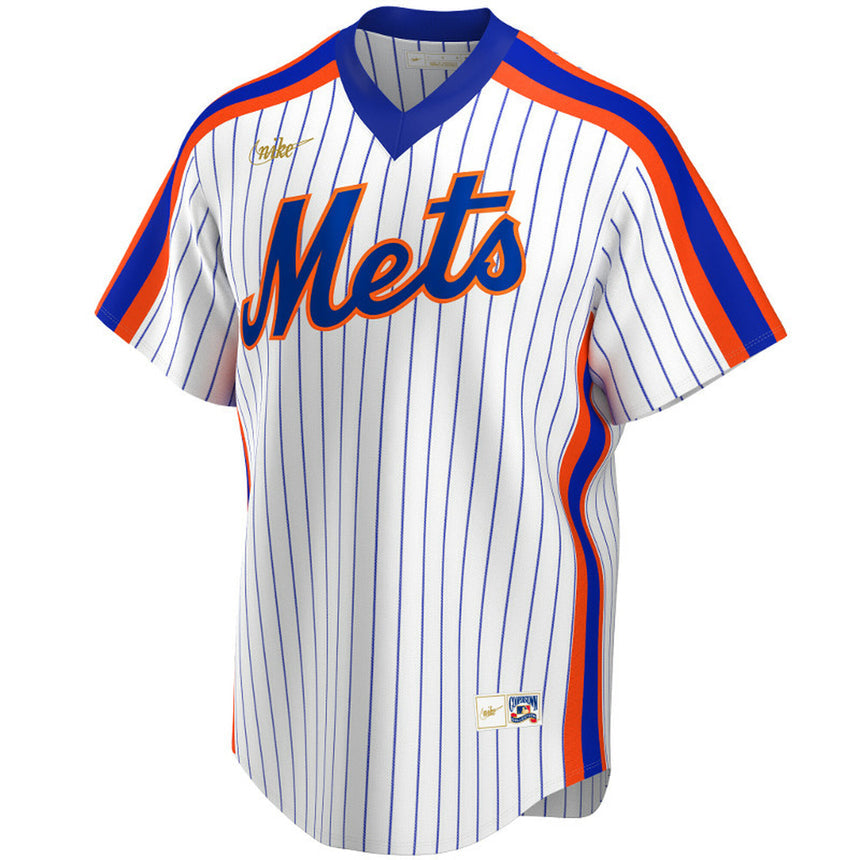 Men s Mike Piazza New York Mets Cooperstown Collection Royal Pinstripe Replica Jersey