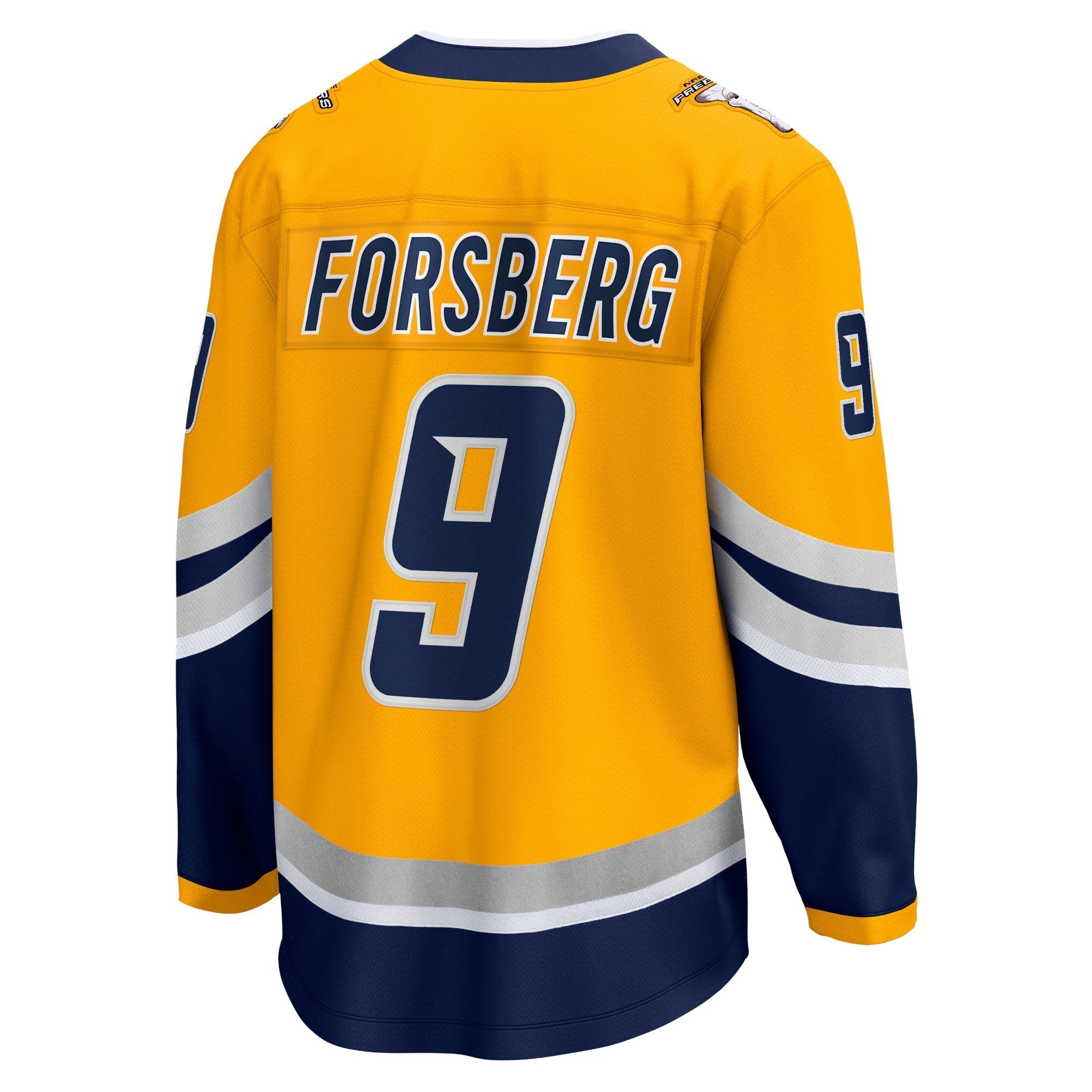 Men's Fanatics Branded Filip Forsberg Yellow Nashville Predators Special Edition 2.0 Breakaway Player Jersey