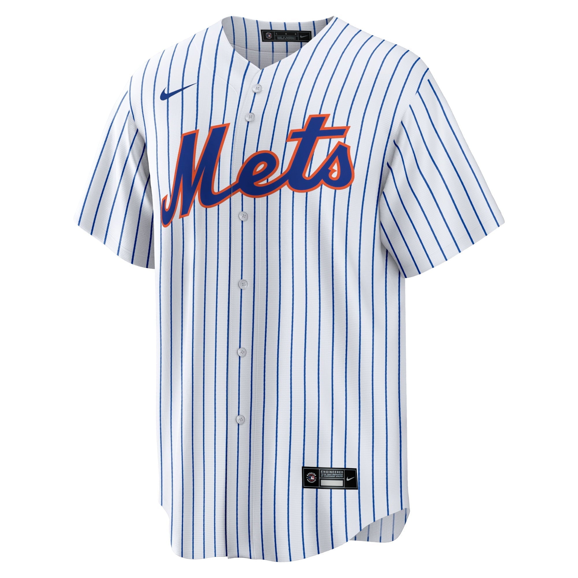 Men's Nike Kodai Senga White/Royal New York Mets Home Replica Player Jersey