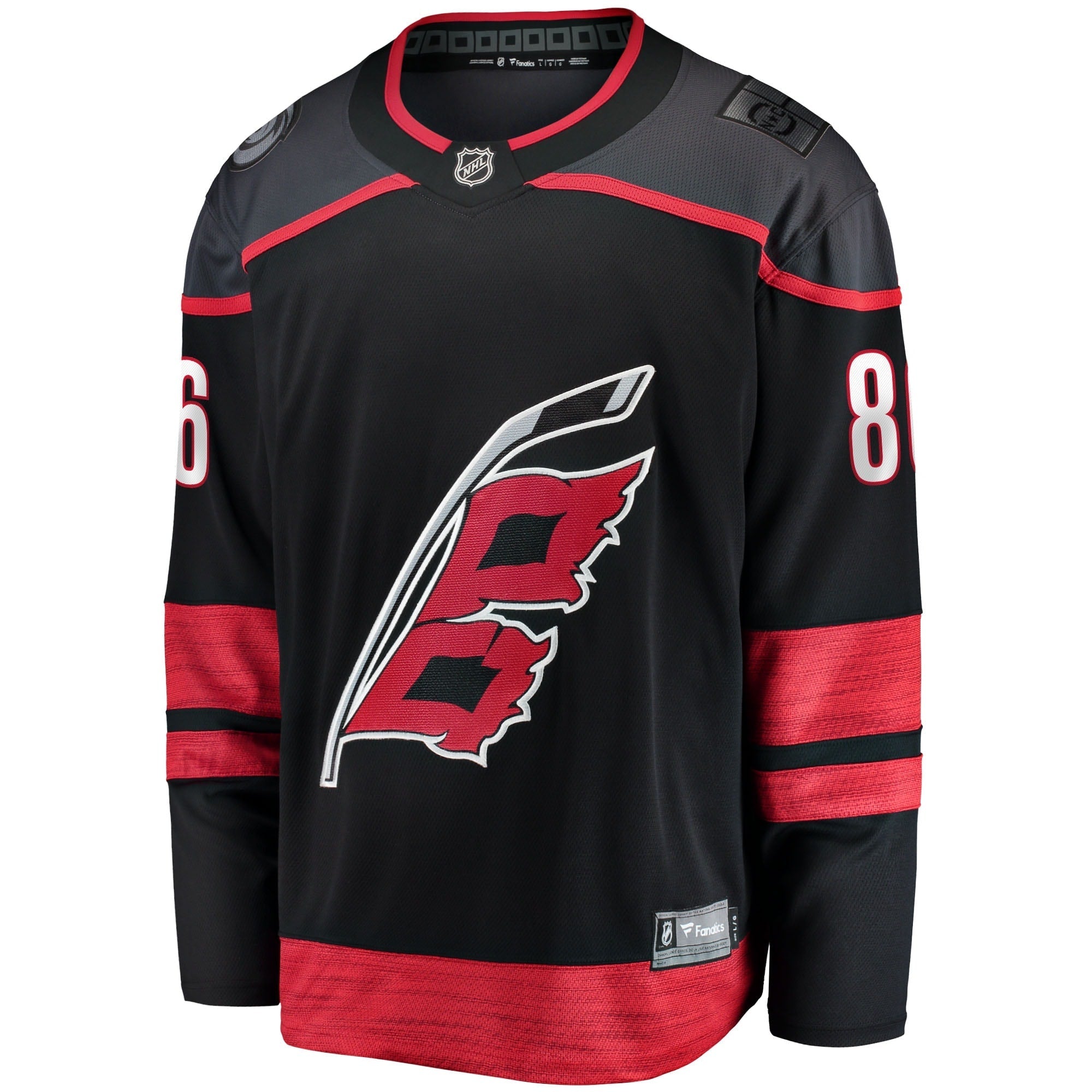 Men's Fanatics Branded Teuvo Teravainen Black Carolina Hurricanes Home Breakaway Player Jersey