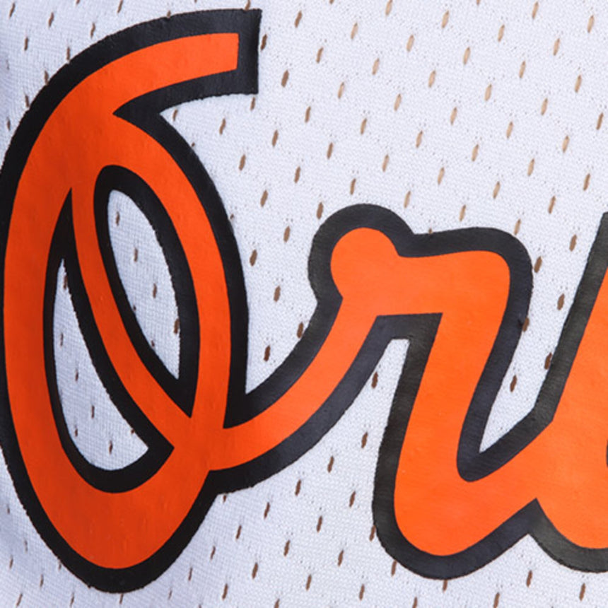 Men's Baltimore Orioles Cal Ripken Jr. Mitchell & Ness White 1985 Authentic Cooperstown Collection Batting Practice Jersey