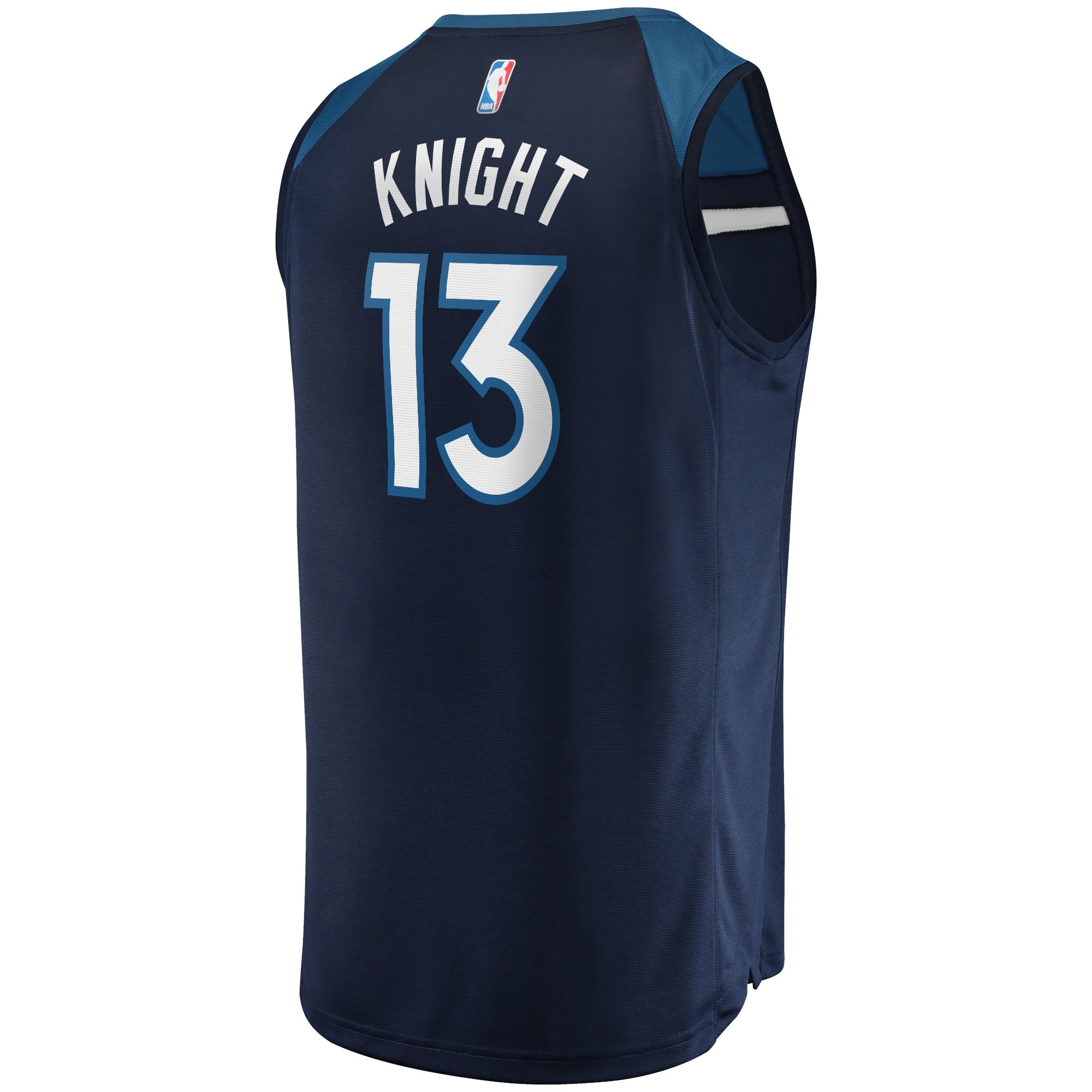 Men's Fanatics Branded Nathan Knight Navy Minnesota Timberwolves 2021/22 Fast Break Replica Jersey - Icon Edition