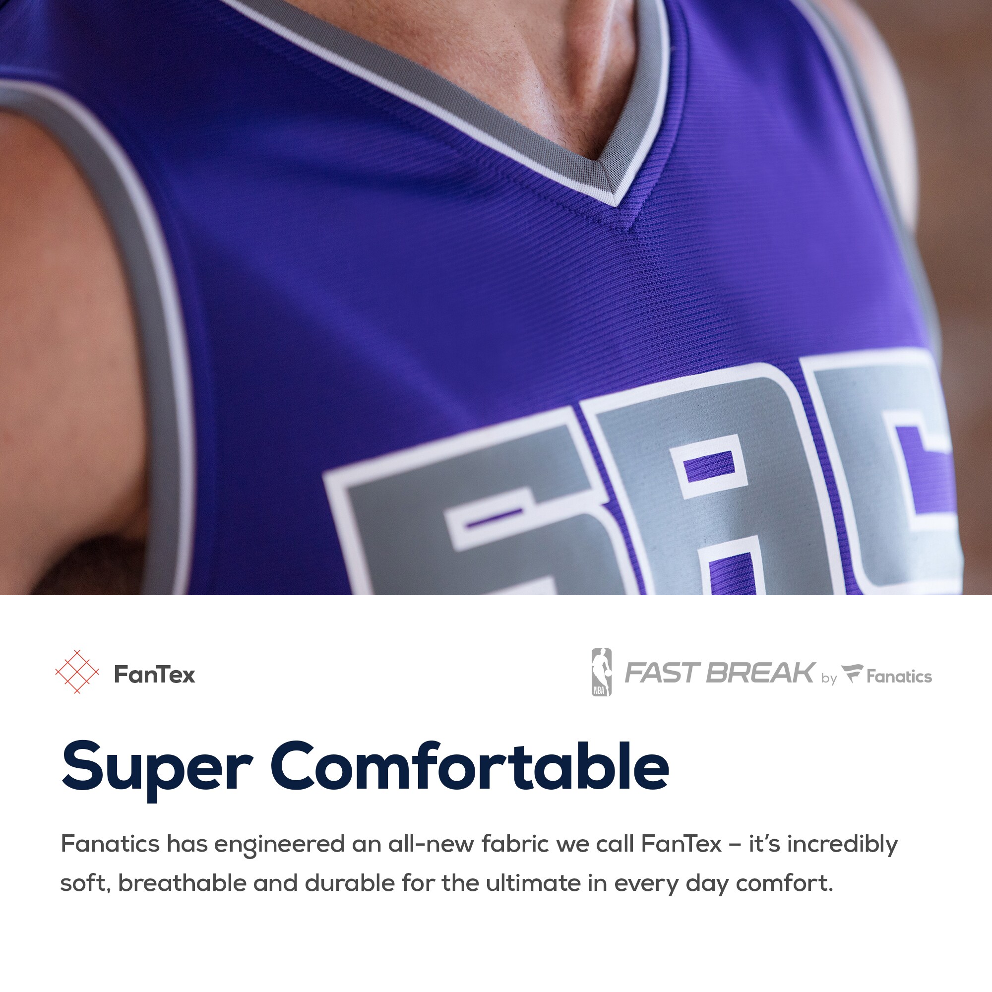 Harrison Barnes Sacramento Kings Fanatics Branded Fast Break Replica Jersey - Icon Edition - Purple