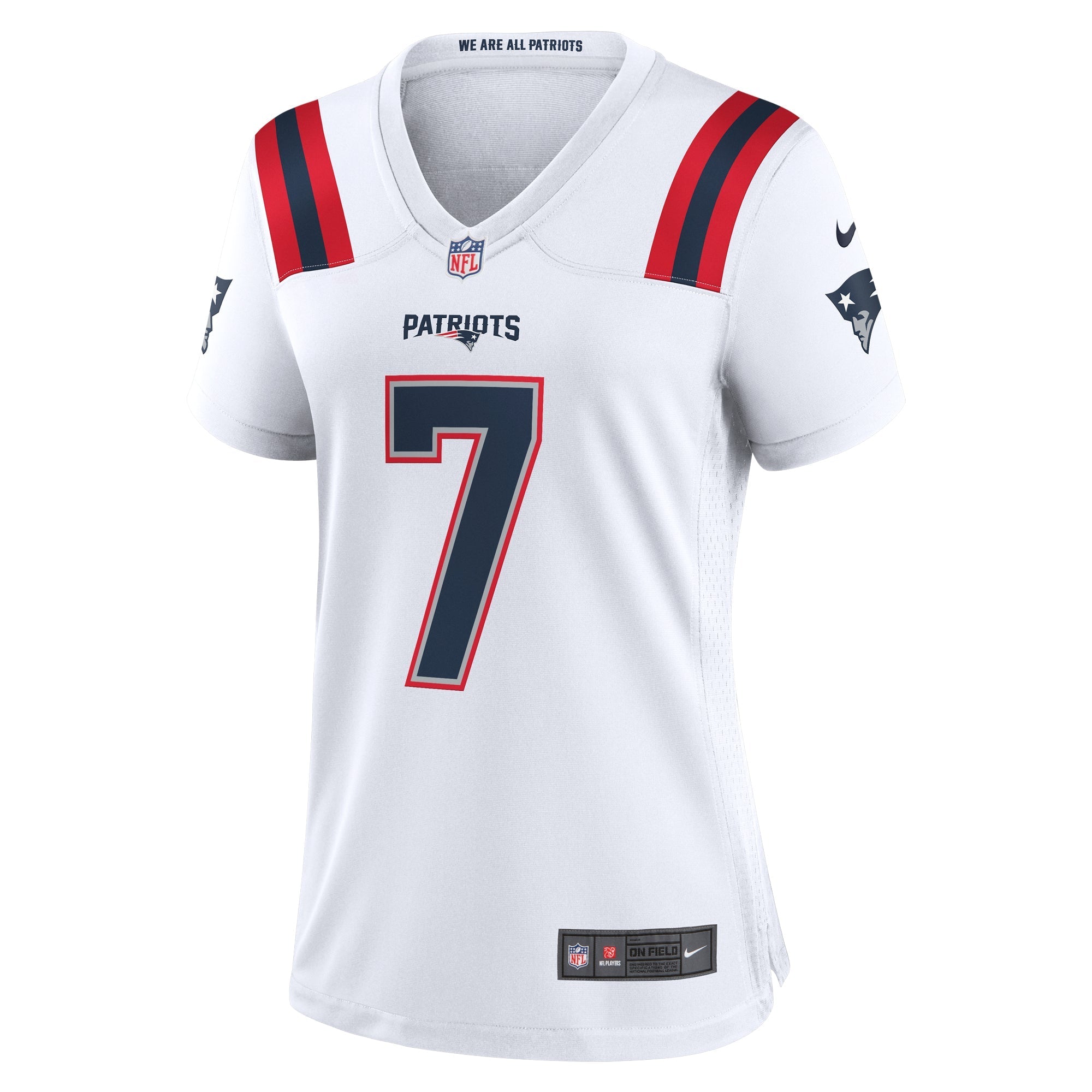 Women's Nike JuJu Smith-Schuster White New England Patriots Game Player Jersey