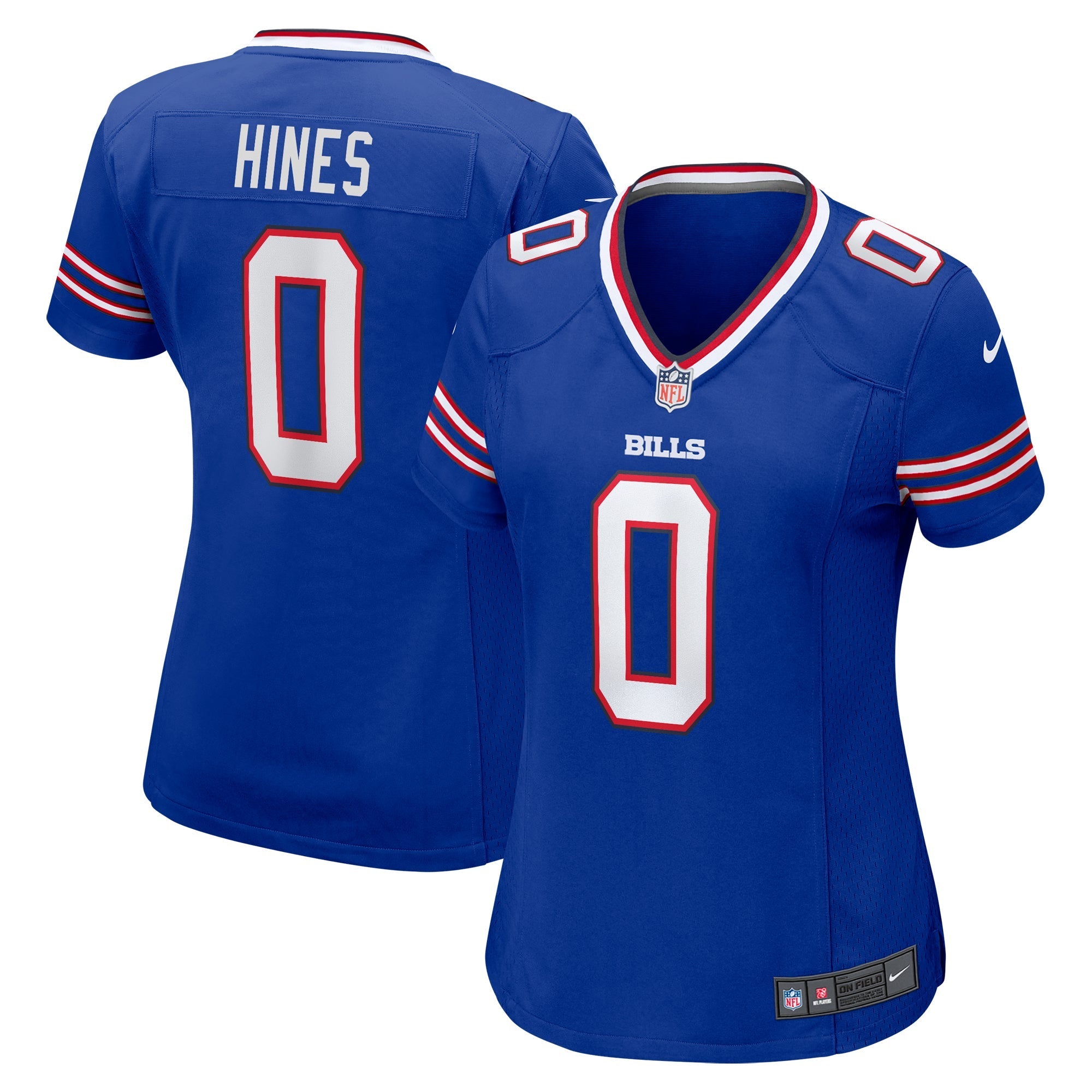 Women's Nike Nyheim Hines Royal Buffalo Bills Game Player Jersey