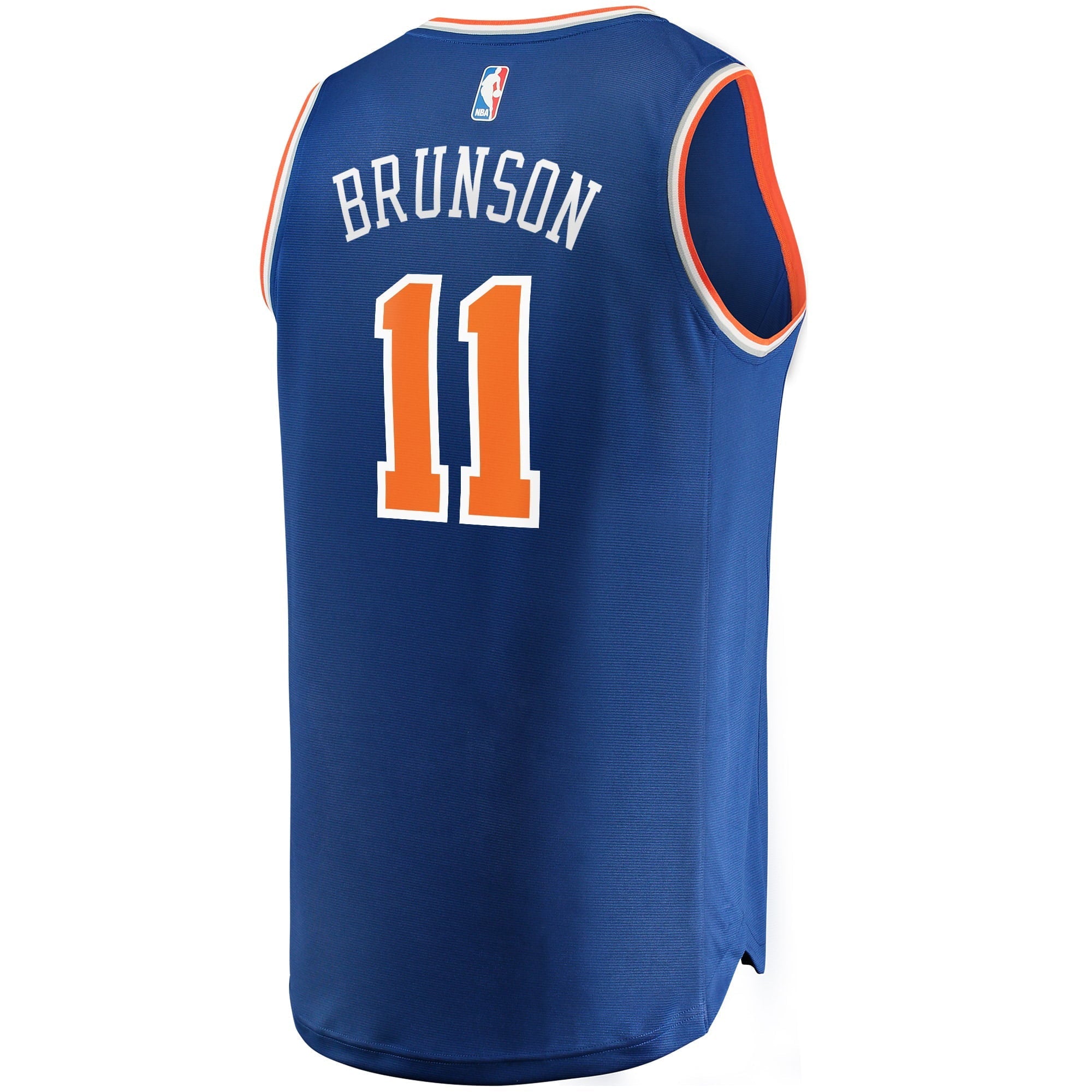 Men's Fanatics Branded Jalen Brunson Blue New York Knicks Fast Break Replica Jersey - Icon Edition