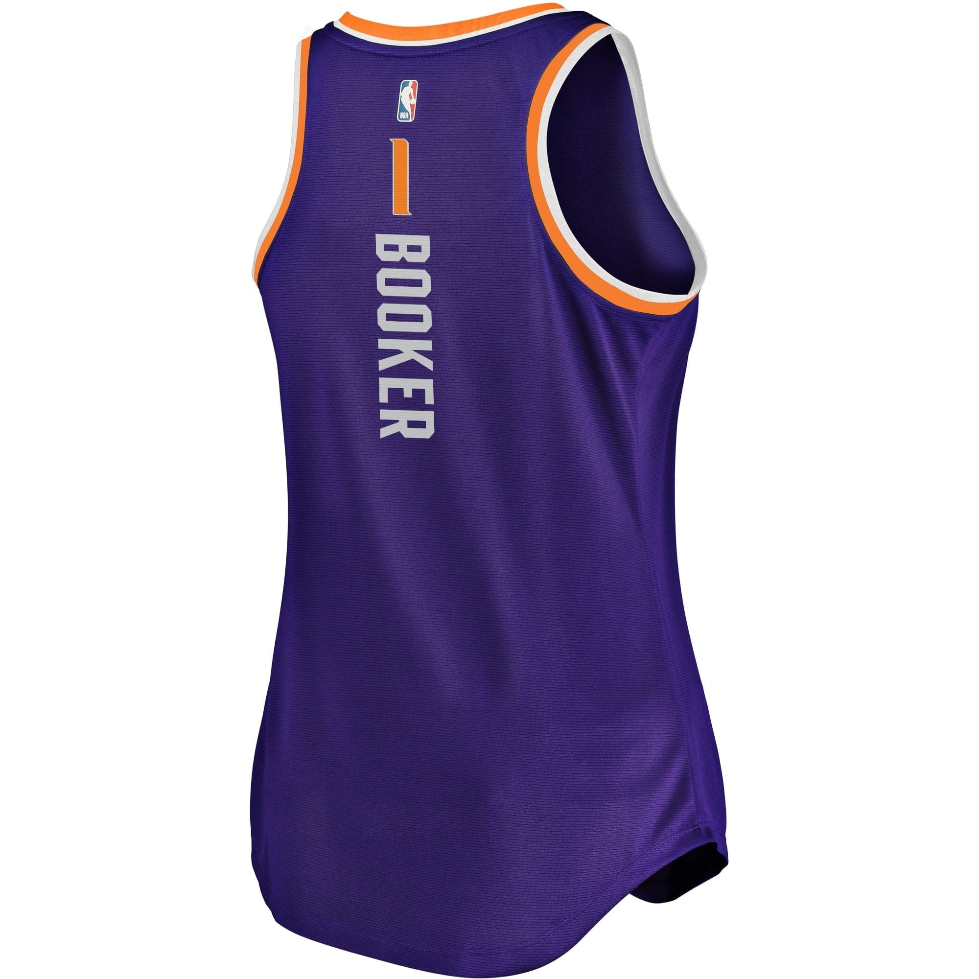 Women's Fanatics Branded Devin Booker Purple Phoenix Suns Fast Break Team Tank Jersey - Icon Edition
