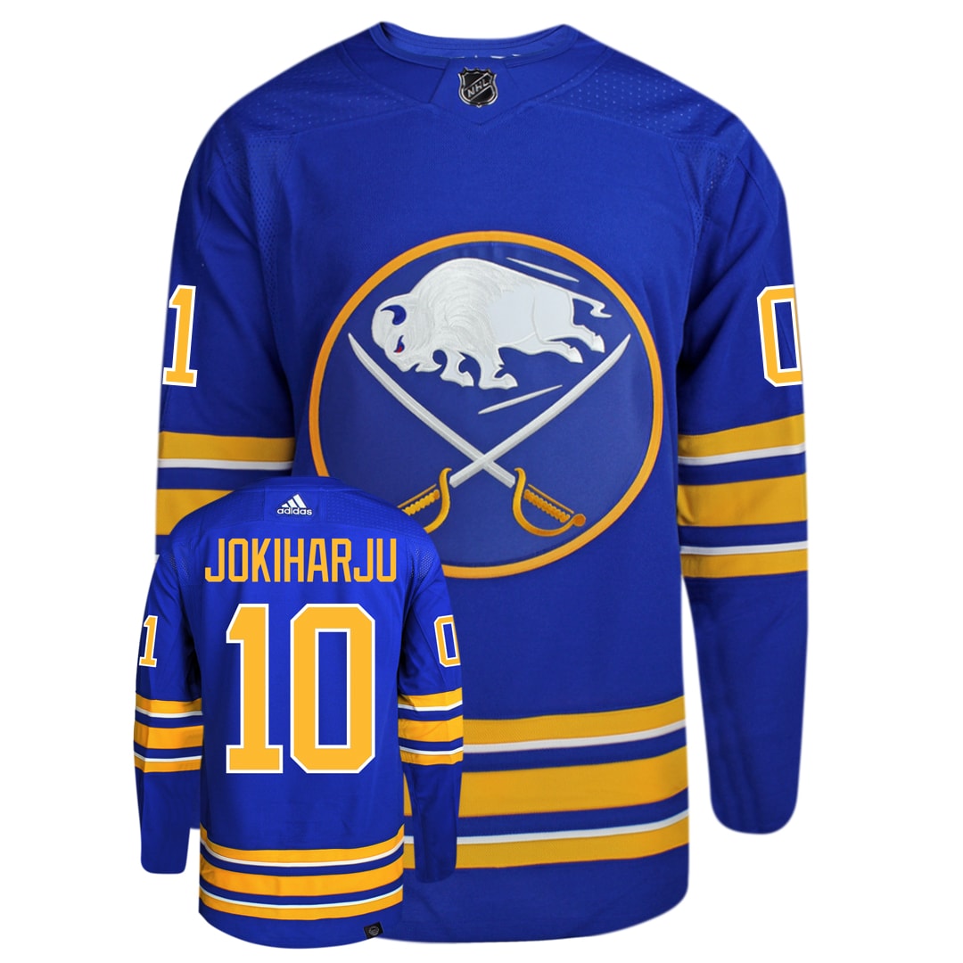 Henri Jokiharju Buffalo Sabres Adidas Primegreen Authentic NHL Hockey Jersey