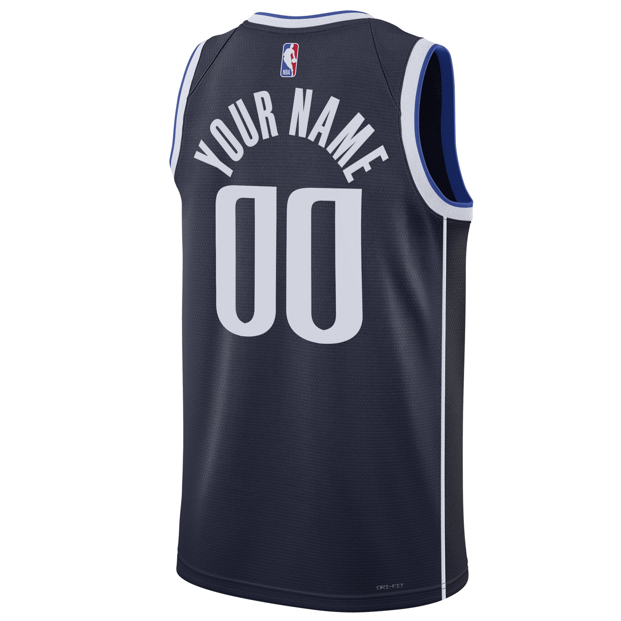 Dallas Mavericks Jordans Brand Unisex 2022/23 Swingman Custom Jersey - Statement Edition - Navy