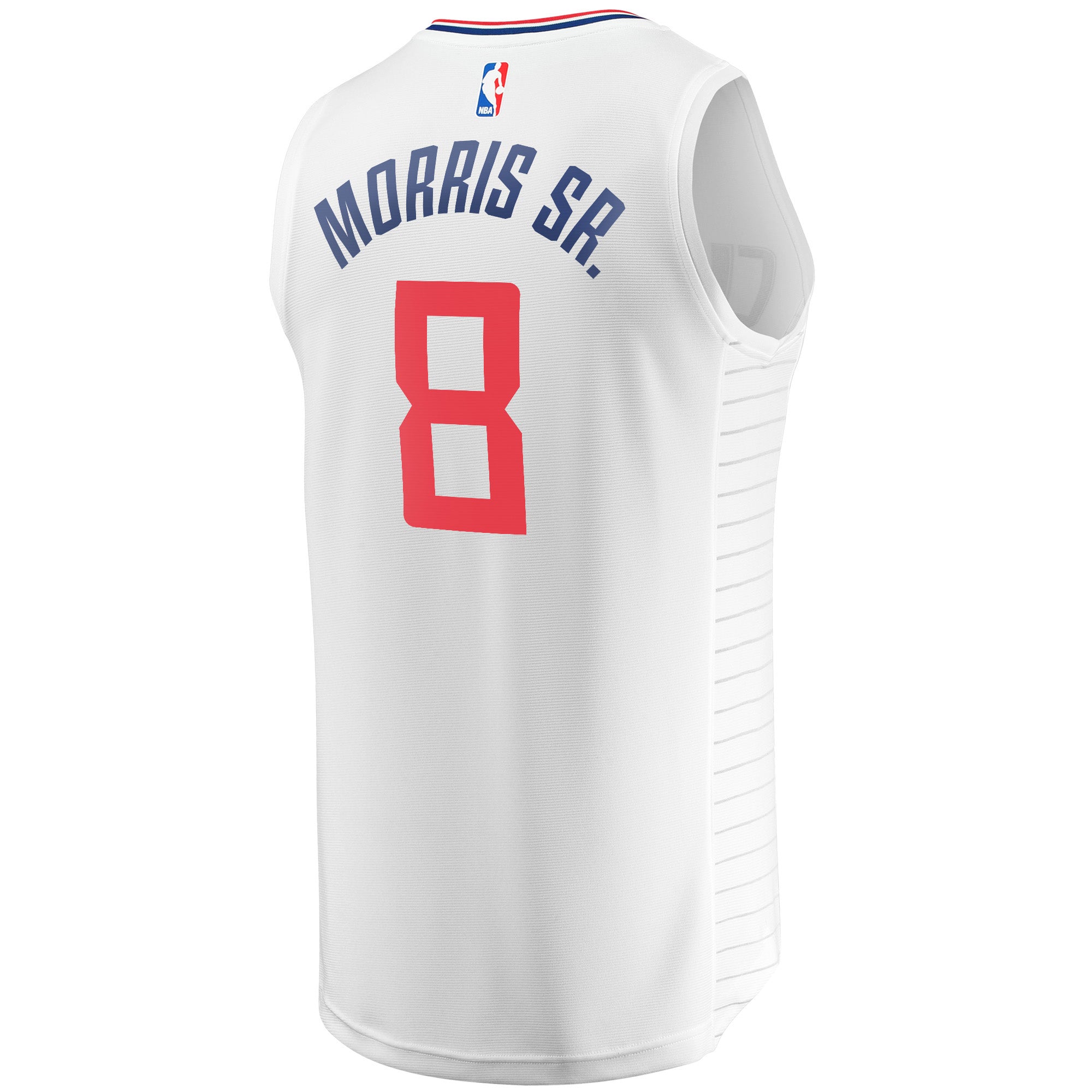 Men's Fanatics Branded Marcus Morris Sr. White LA Clippers Fast Break Player Jersey - Association Edition