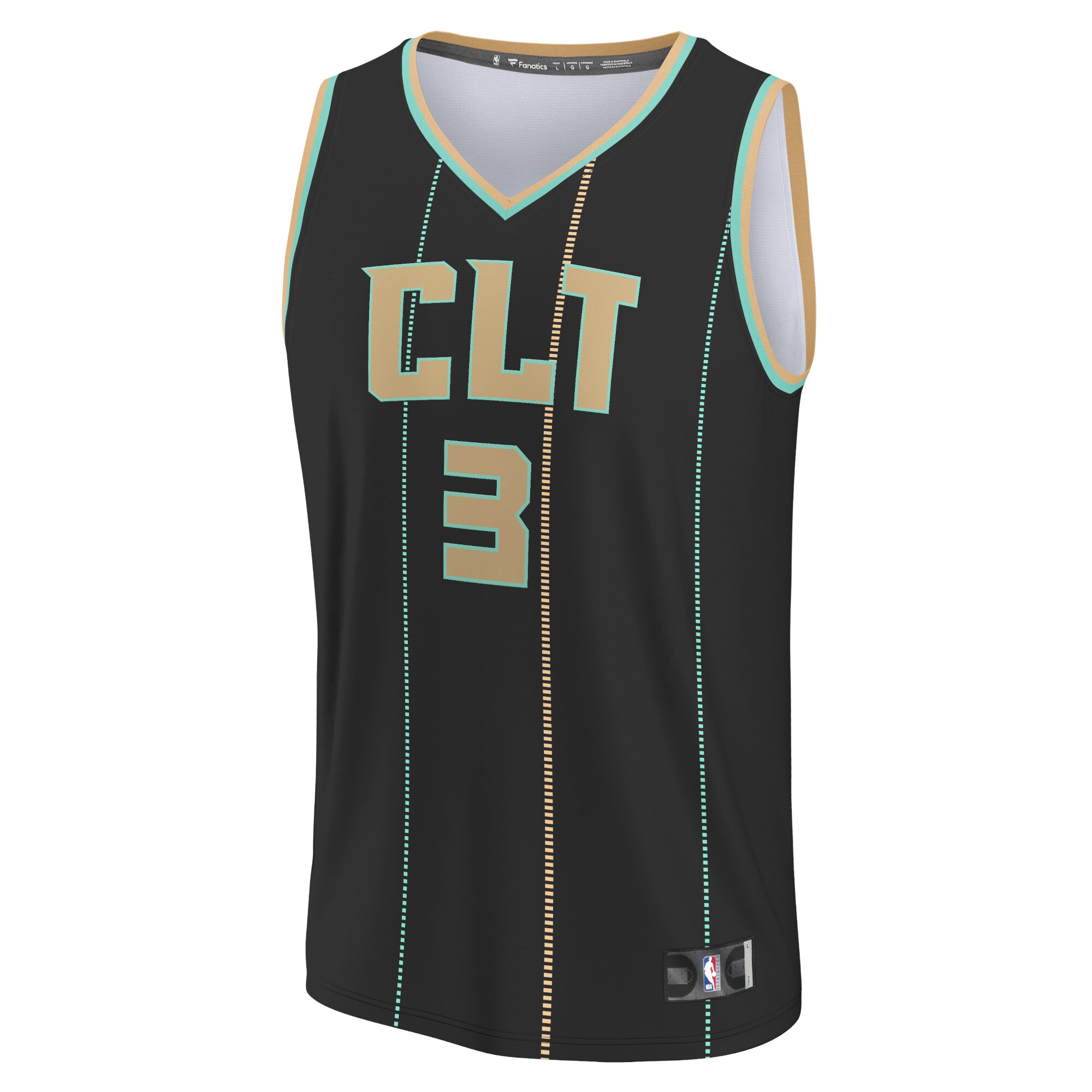 Terry Rozier Charlotte Hornets Fanatics Branded Fastbreak Jersey - City Edition - Black
