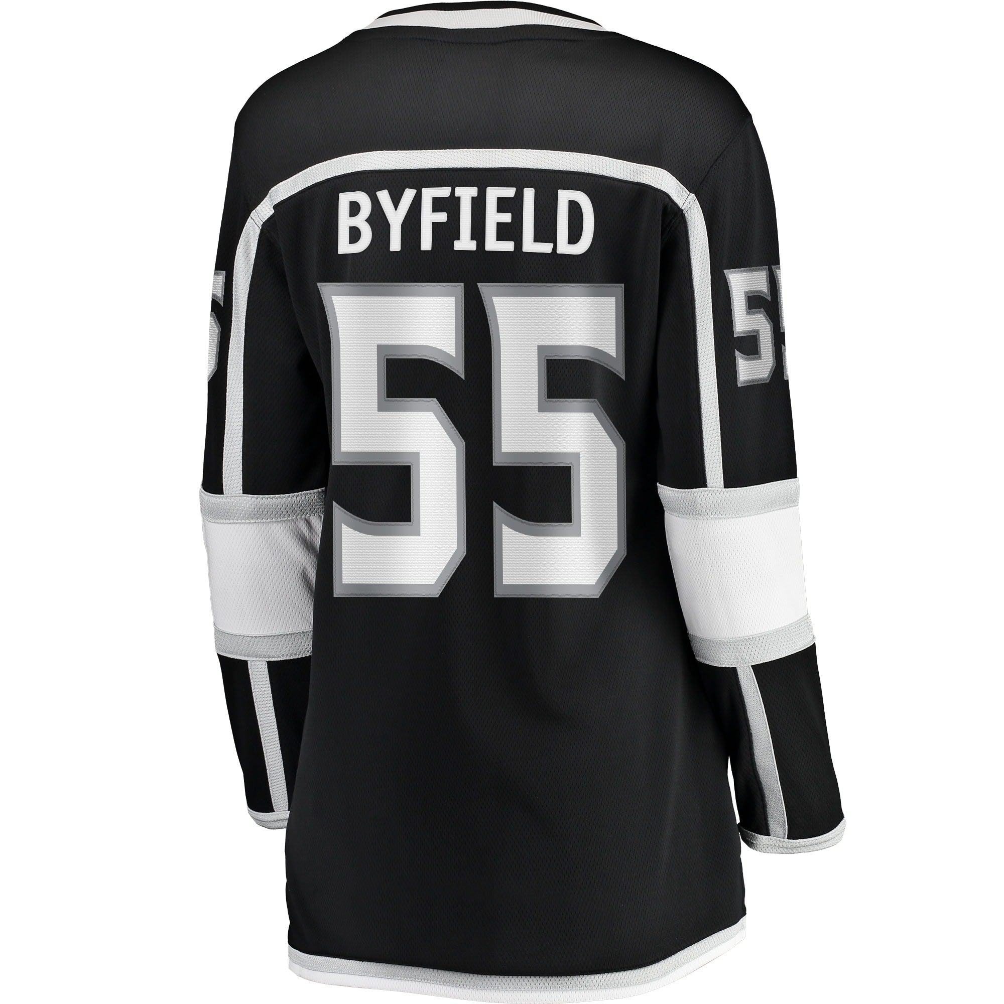 Women's Fanatics Branded Quinton Byfield Black Los Angeles Kings Home Team Breakaway Player Jersey