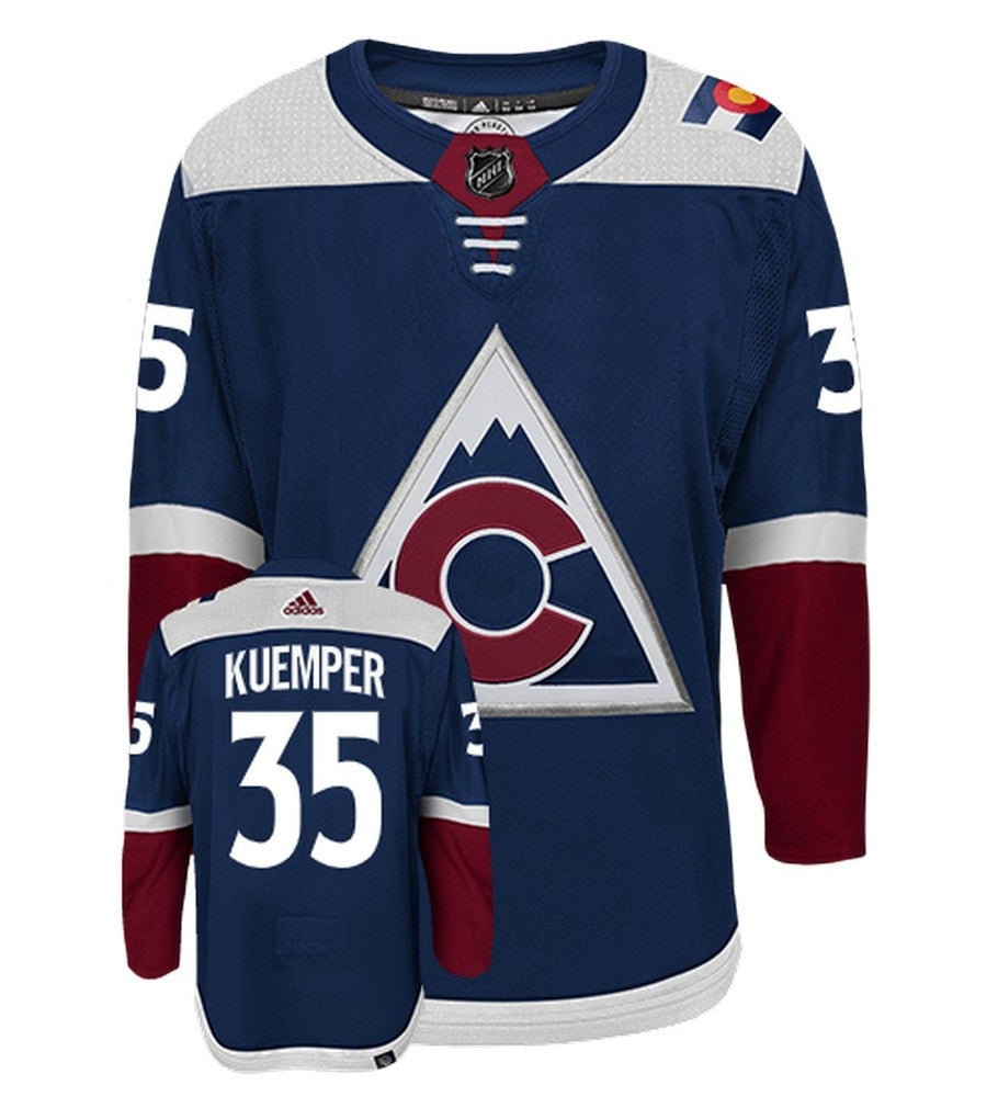 Darcy Kuemper Colorado Avalanche Adidas Primegreen Authentic NHL Hockey Jersey