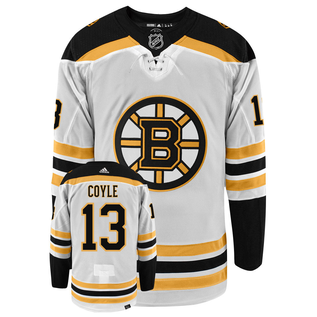 Charlie Coyle Boston Bruins Adidas Primegreen Authentic NHL Hockey Jersey