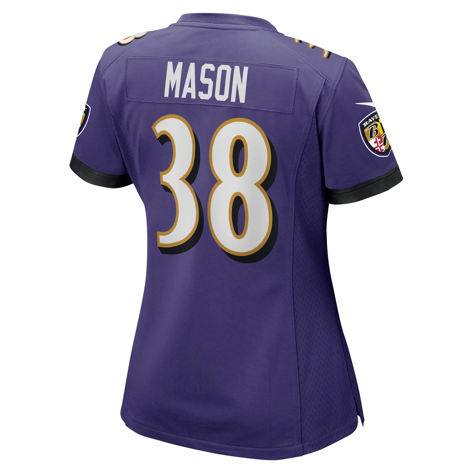 Women's Nike Ben Mason Purple Baltimore Ravens Game Jersey