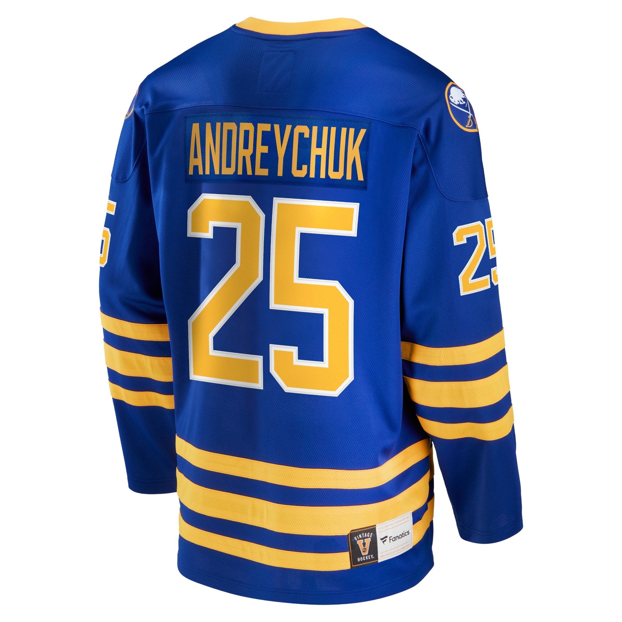 Men's Fanatics Branded Dave Andreychuk Royal Buffalo Sabres Breakaway Retired Player Jersey