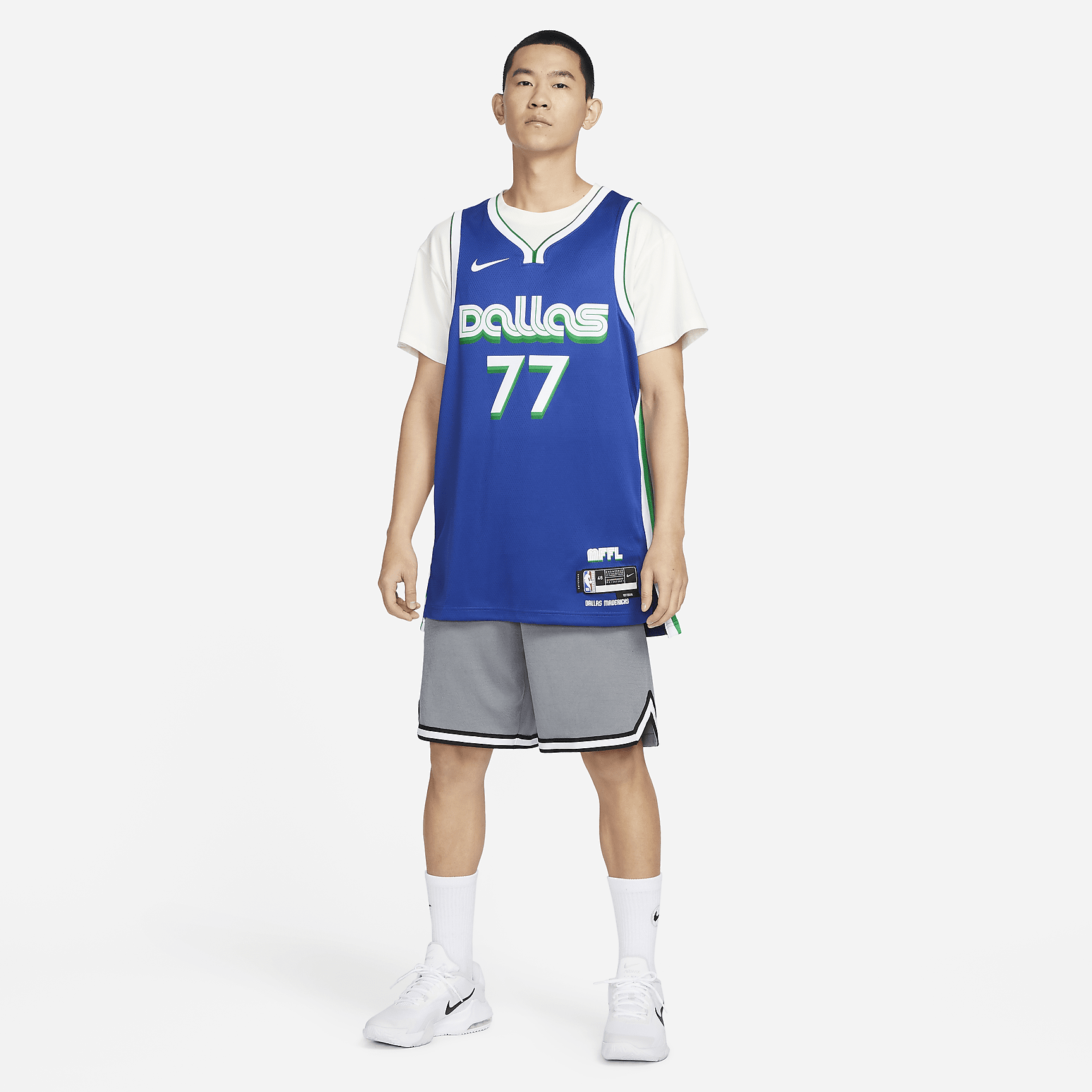 Luka Doncic Dallas Mavericks City Edition Nike Dri-FIT NBA Swingman Jersey - Rush Blue