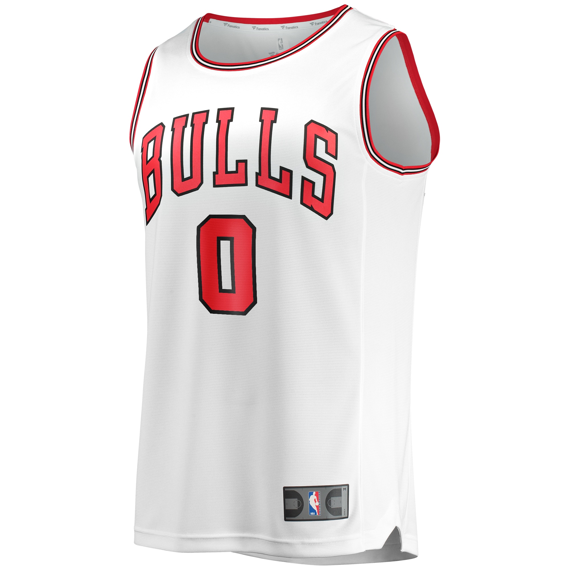 Coby White Chicago Bulls Fanatics Branded Fast Break Replica Player Jersey - White - Association Edition