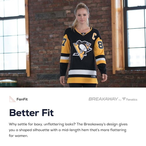 Women's Fanatics Branded White Pittsburgh Penguins Away Breakaway Jersey