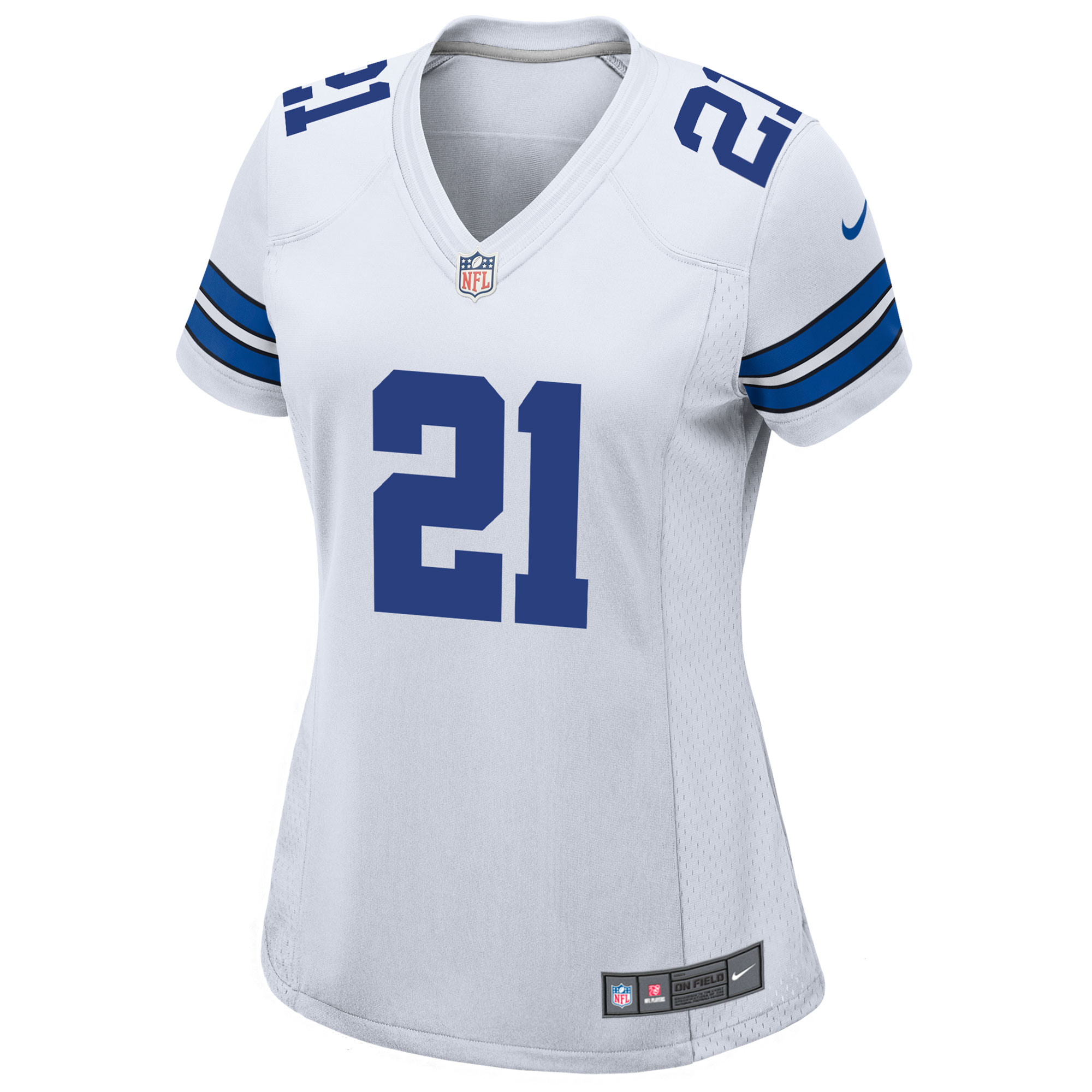 Ezekiel Elliott Dallas Cowboys Nike Women's Team Game Jersey - White