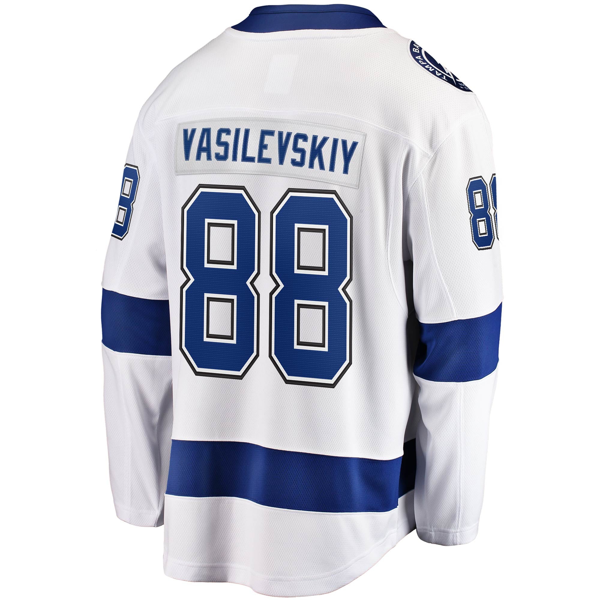 Men's Fanatics Branded Andrei Vasilevskiy White Tampa Bay Lightning Away Premier Breakaway Player Jersey