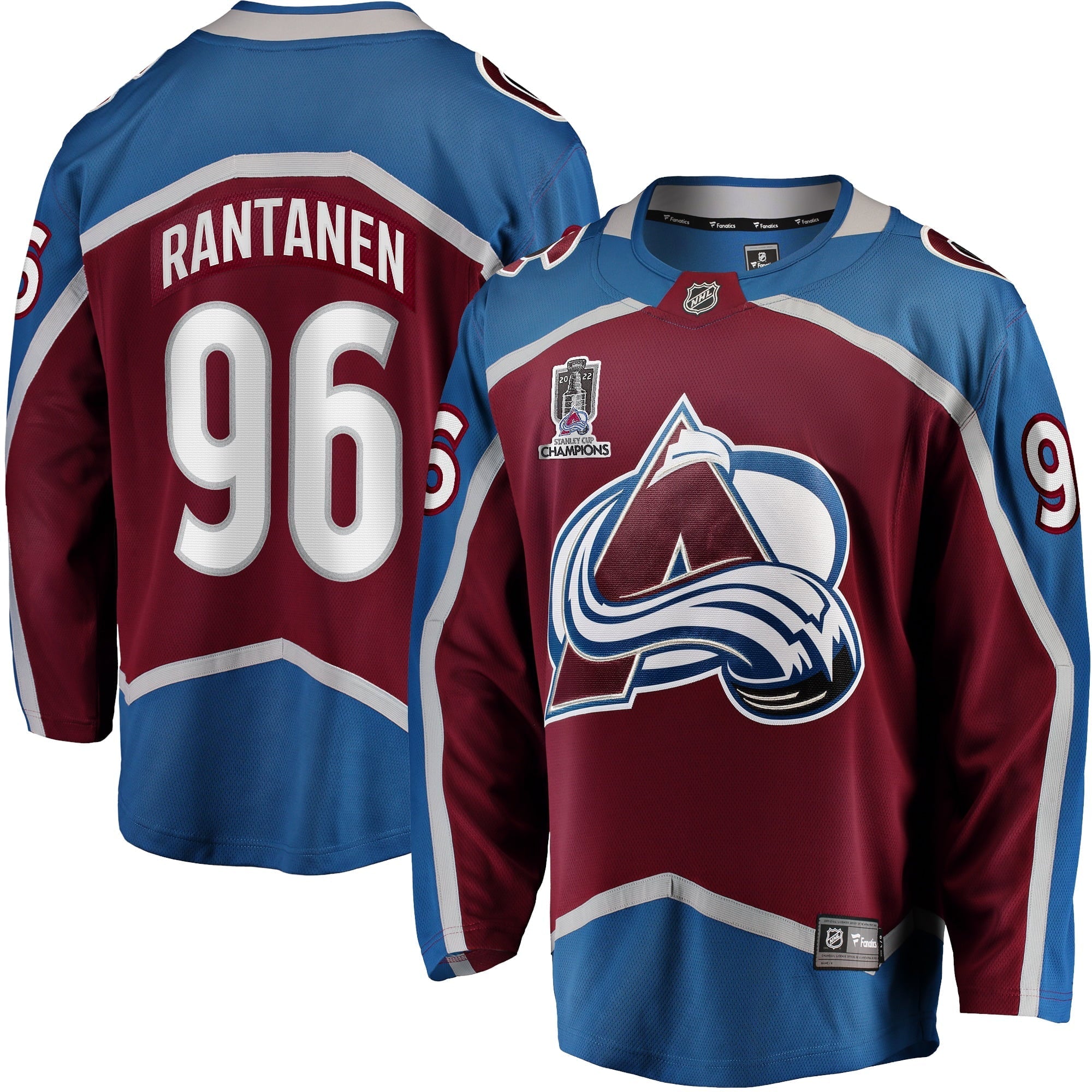 Men's Fanatics Branded Mikko Rantanen Burgundy Colorado Avalanche Home 2022 Stanley Cup Champions Breakaway Player