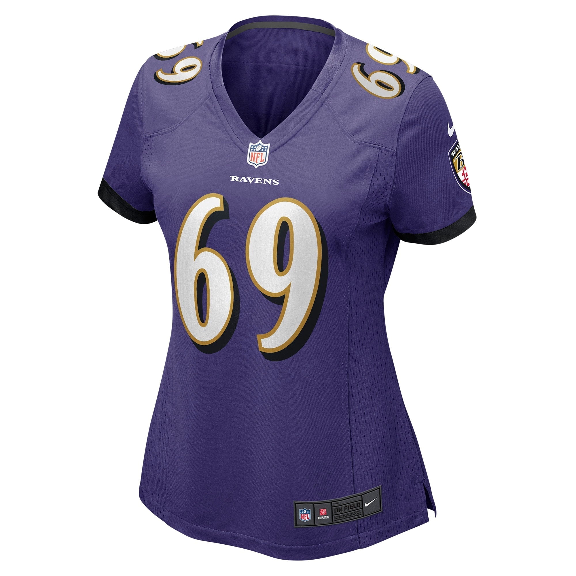 Women's Nike Kahlil McKenzie Purple Baltimore Ravens Game Jersey