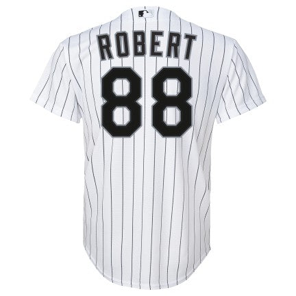 Youth Luis Robert Chicago White Sox White Home Replica Jersey