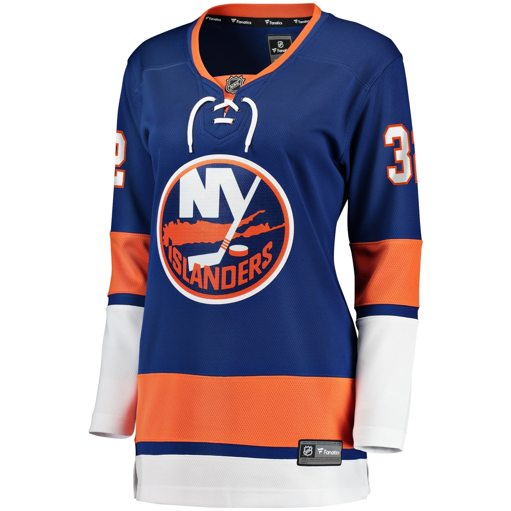 Women's Fanatics Branded Ross Johnston Royal New York Islanders Home Breakaway Player Jersey