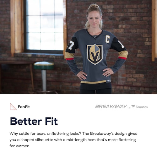 Women's Fanatics Branded Gray Vegas Golden Knights Breakaway Alternate Jersey