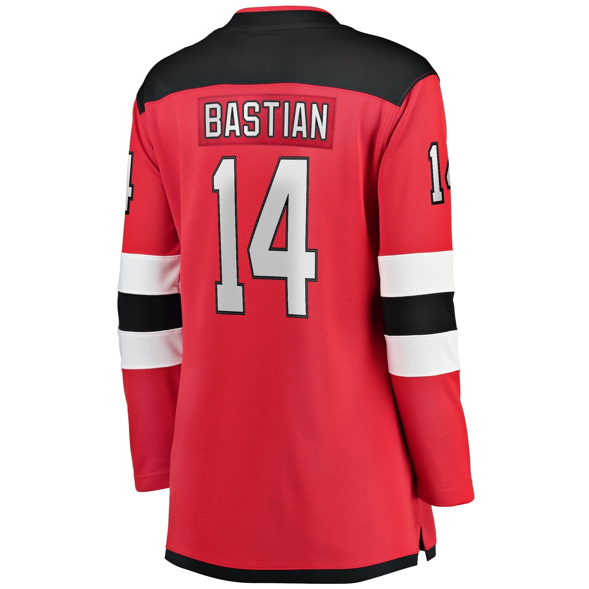 Women's Fanatics Branded Nathan Bastian Red New Jersey Devils Home Team Breakaway Player Jersey
