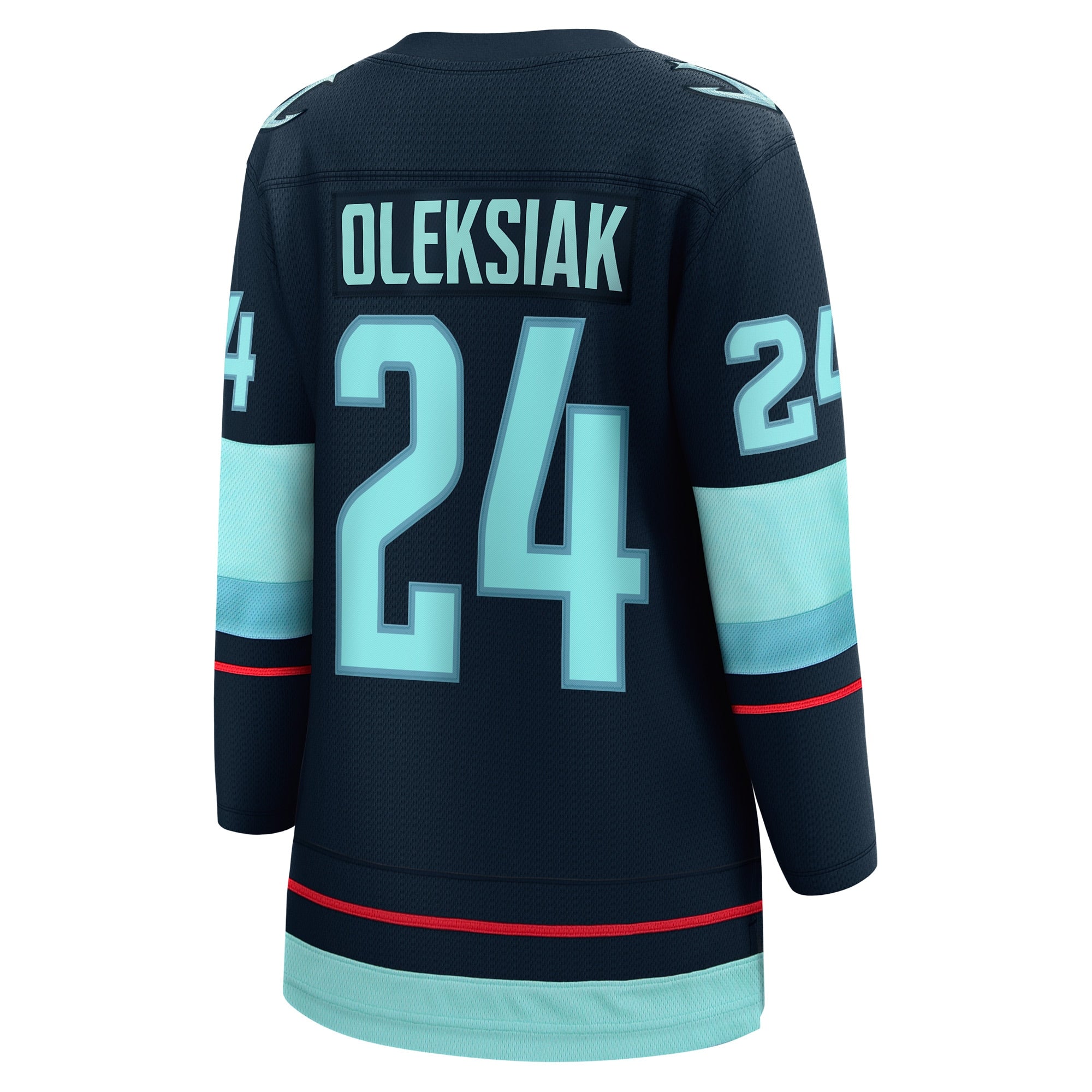 Women's Fanatics Branded Jamie Oleksiak Deep Sea Blue Seattle Kraken Home Breakaway Player Jersey