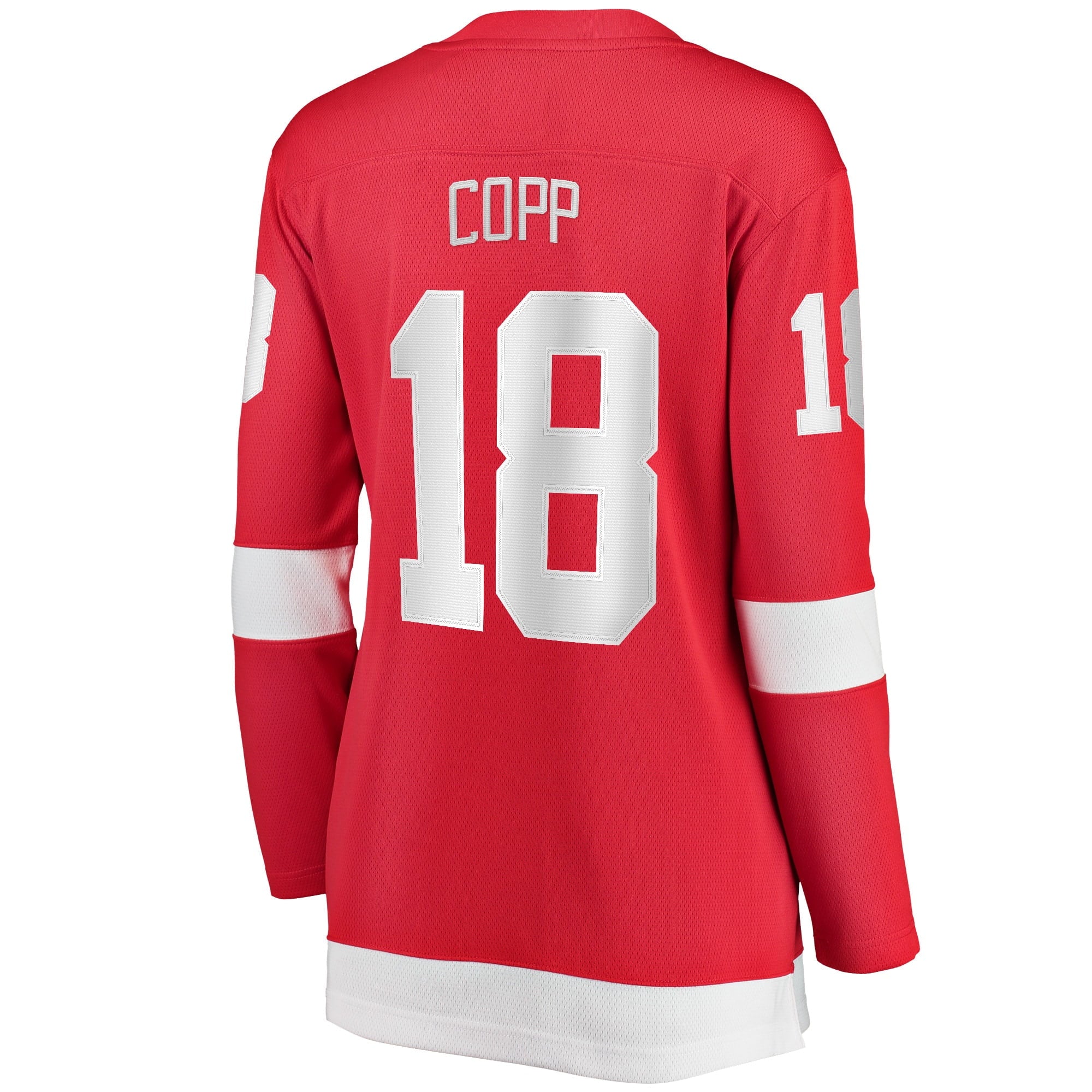 Women's Fanatics Branded Andrew Copp Red Detroit Red Wings Home Breakaway Player Jersey