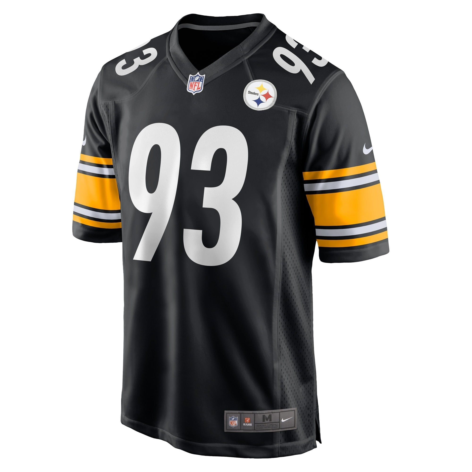 Men's Nike Mark Robinson Black Pittsburgh Steelers Game Player Jersey