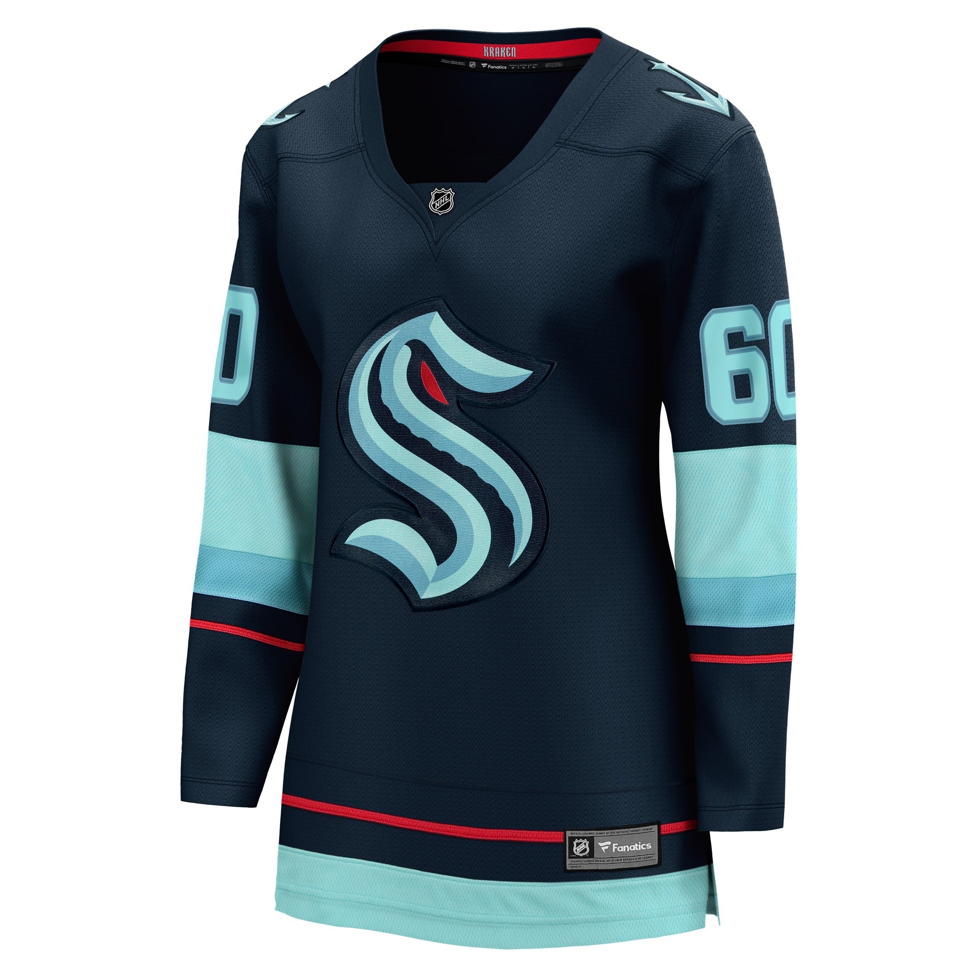 Women's Fanatics Branded Chris Driedger Deep Sea Blue Seattle Kraken Home Breakaway Player Jersey