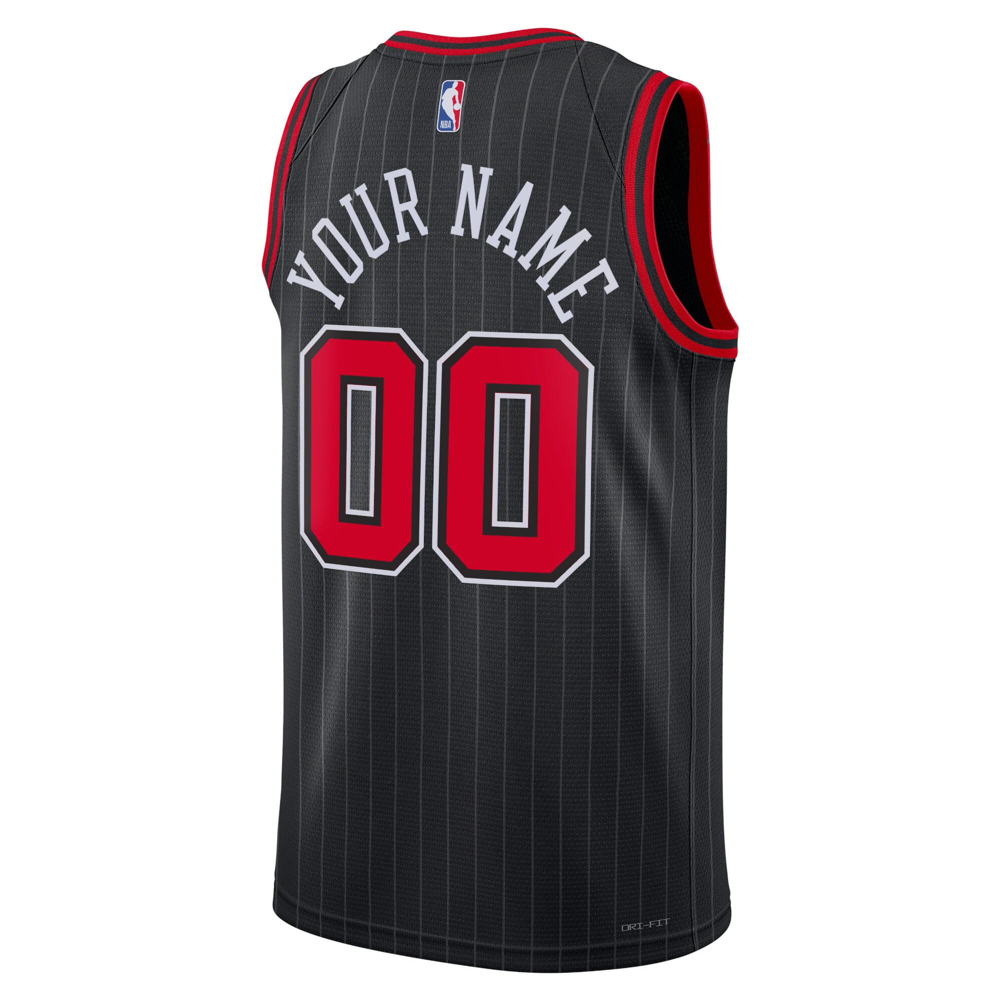 Chicago Bulls Jordans Brand Unisex 2022/23 Swingman Custom Jersey - Statement Edition - Black
