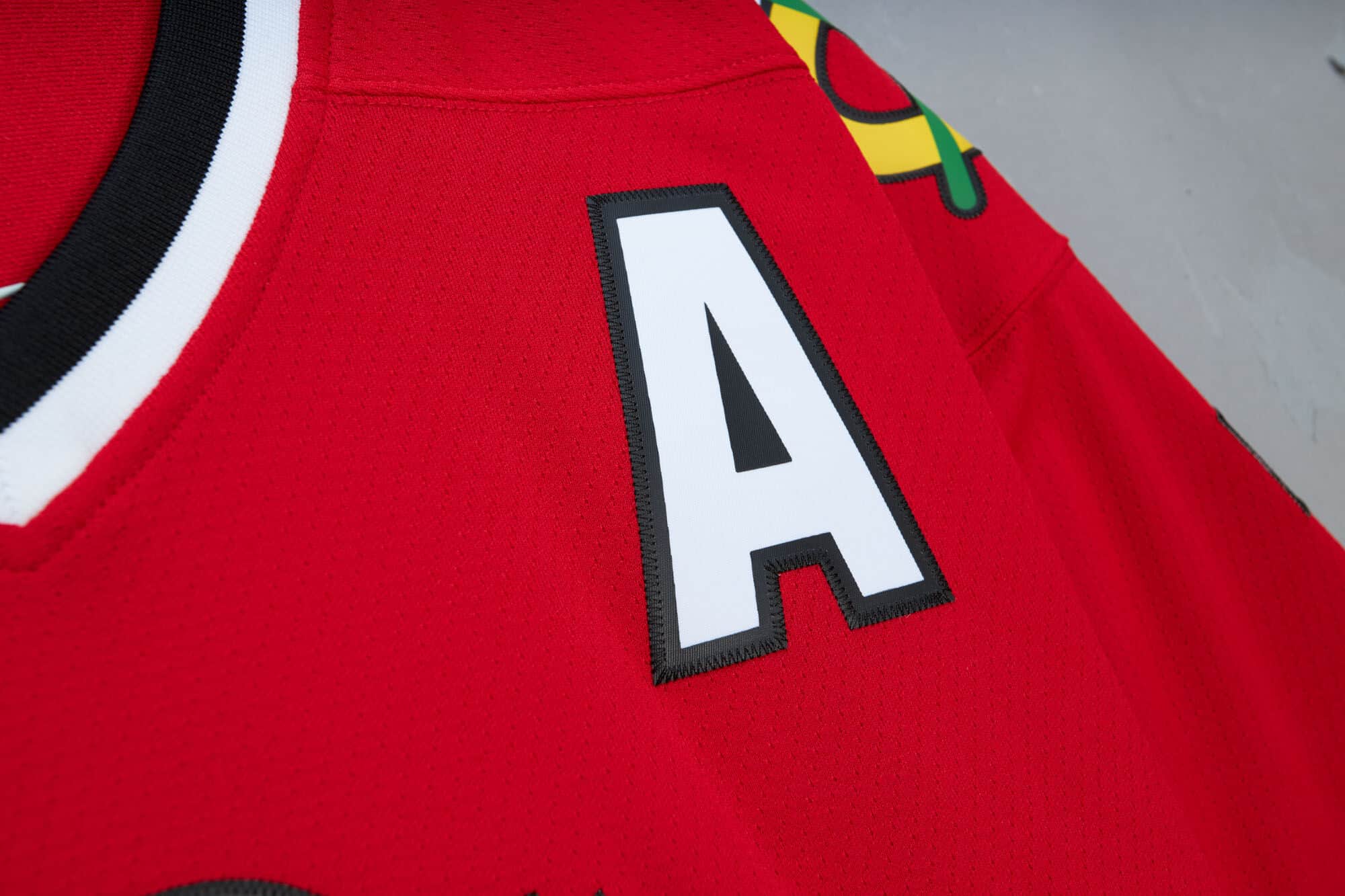 Blue Line Chris Chelios Chicago Blackhawks 1991 Jersey