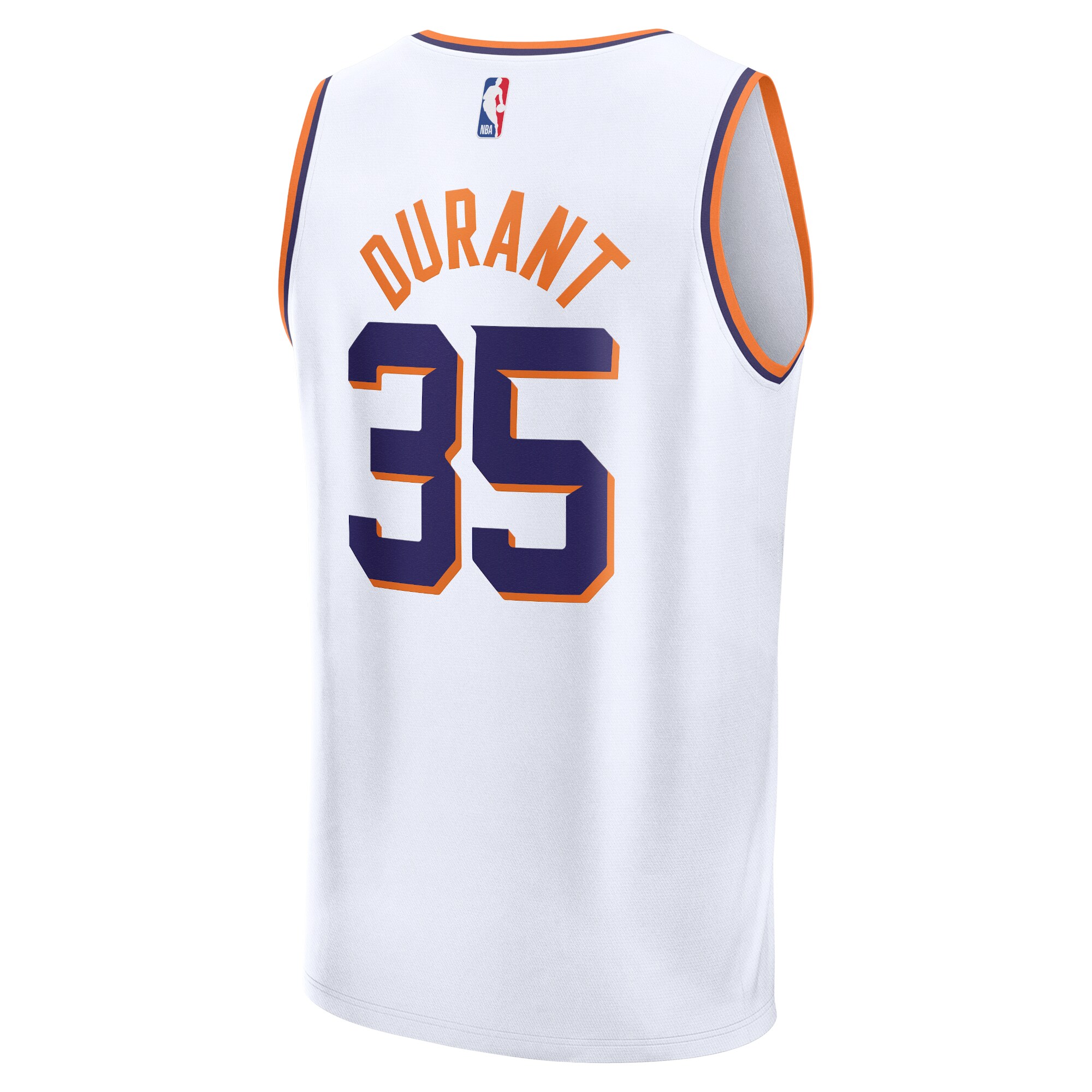 Kevin Durant Phoenix Suns Fanatics Branded Youth Fast Break Player Jersey - Association Edition - White