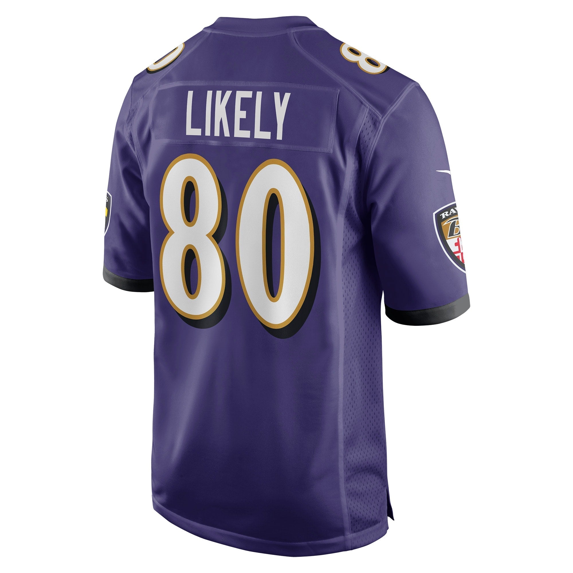 Men's Nike Isaiah Likely Purple Baltimore Ravens Player Game Jersey