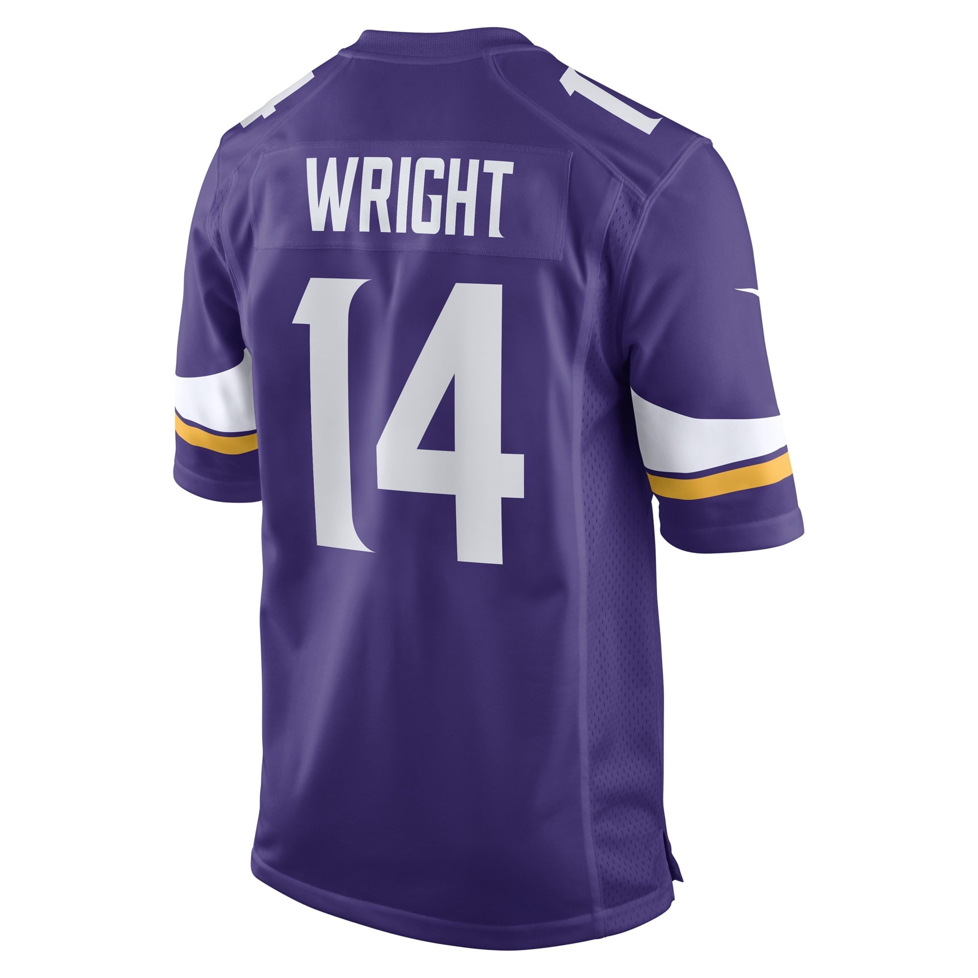 Men's Nike Ryan Wright Purple Minnesota Vikings Game Player Jersey