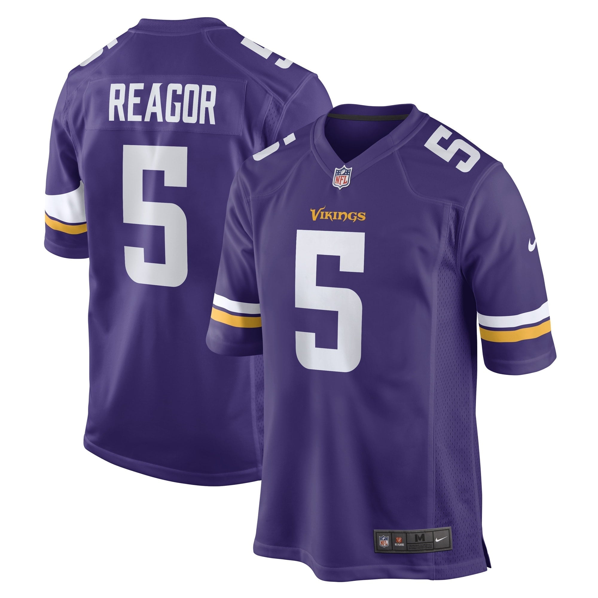 Men's Nike Jalen Reagor Purple Minnesota Vikings Game Player Jersey