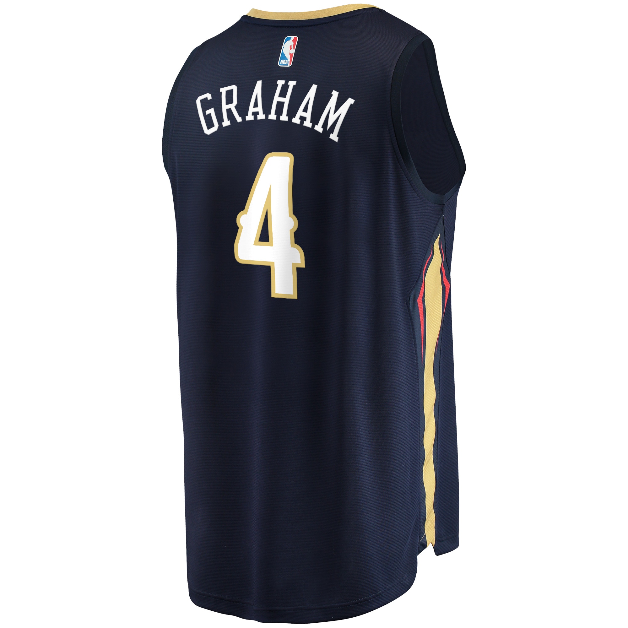 Devonte' Graham New Orleans Pelicans Fanatics Branded 2021/22 Fast Break Replica Jersey - Icon Edition - Navy