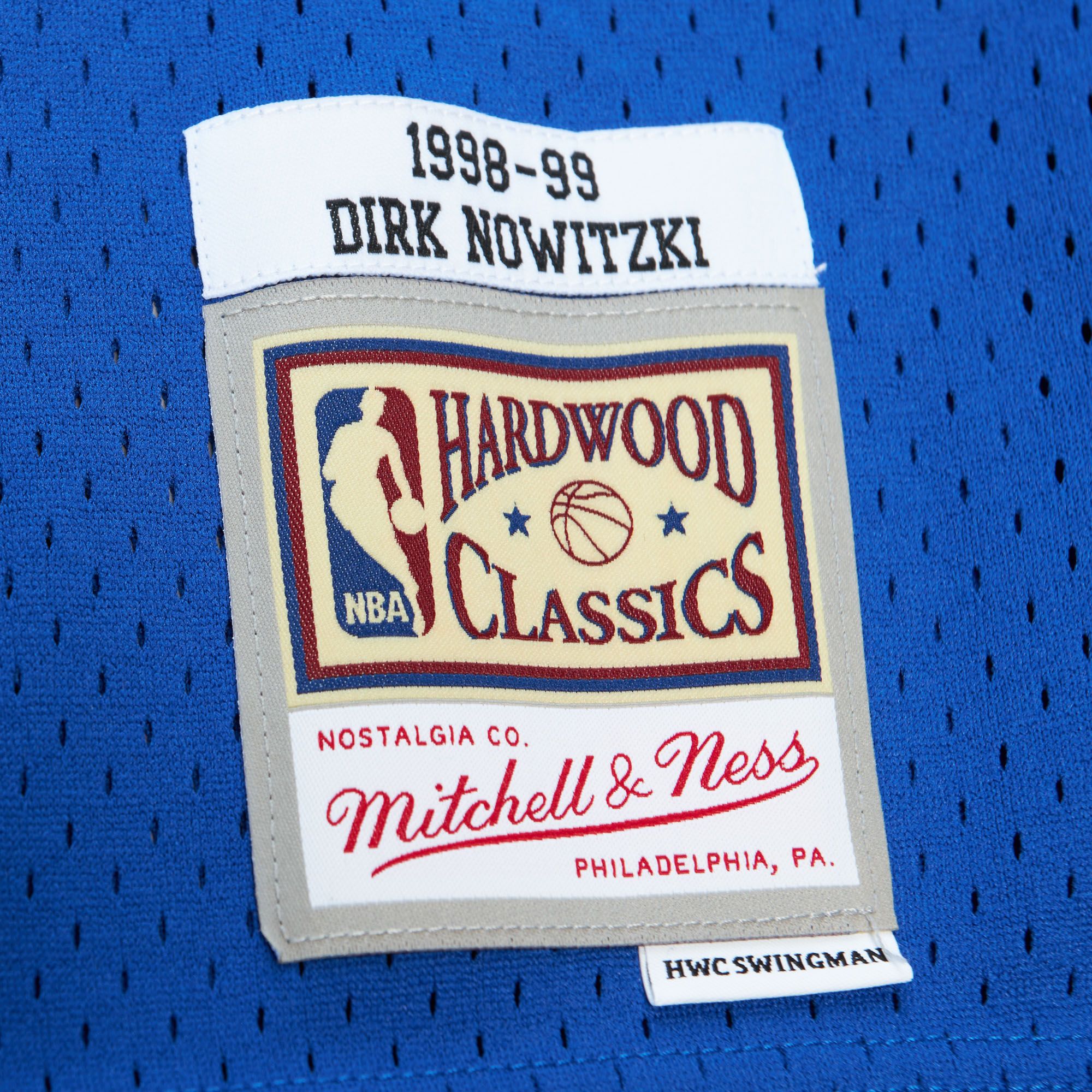 Big Face 7.0 Swingman Jersey Dallas Mavericks 1998-99 Dirk Nowitzki
